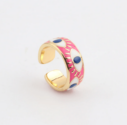 Jewelry Rose Eyes Ring Size ONE SIZE - 1 Thumbnail
