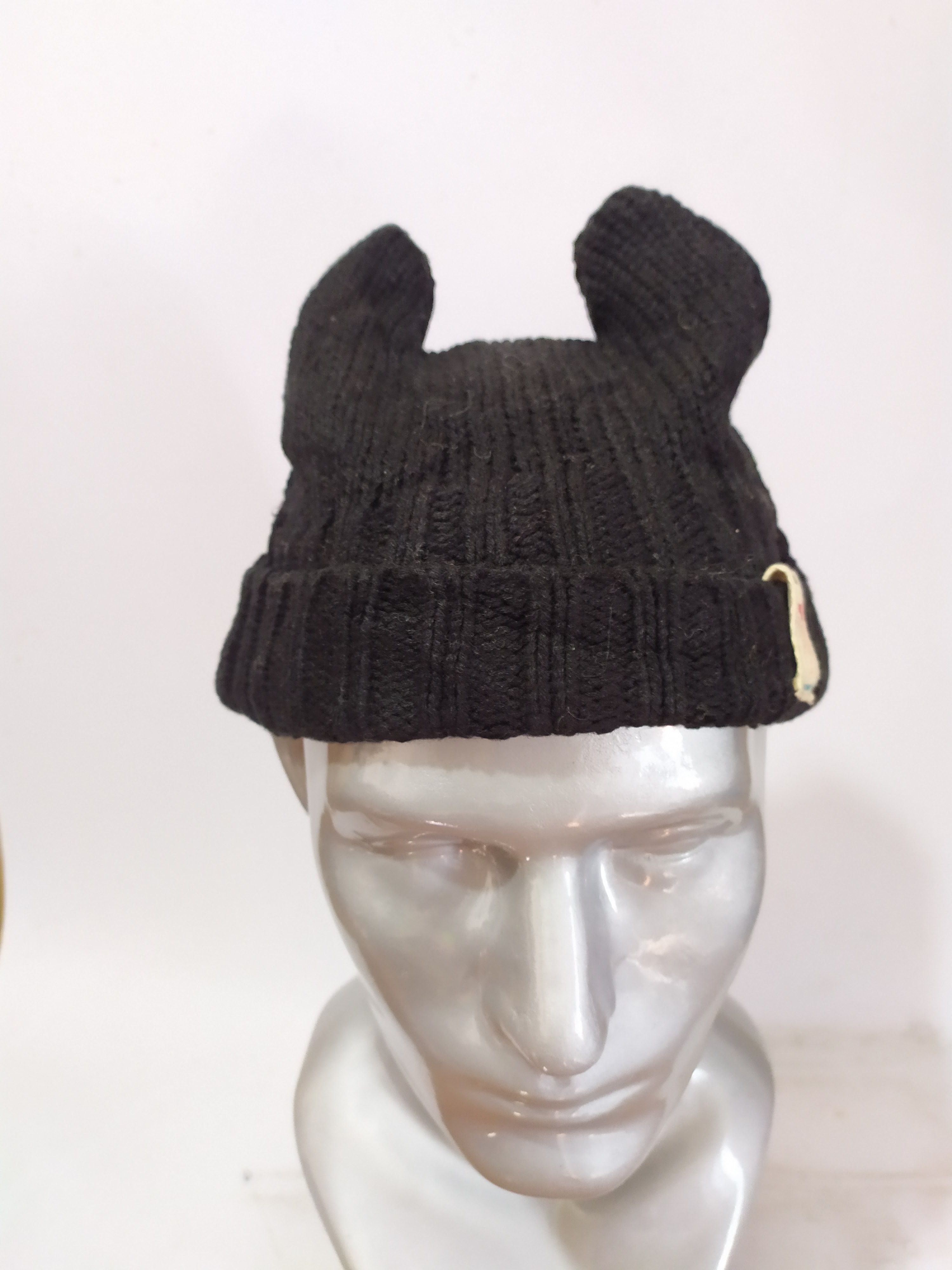 Japanese Brand Delight All Of Life Bunny Horn Devil Design Beanie Hats Size ONE SIZE - 1 Thumbnail