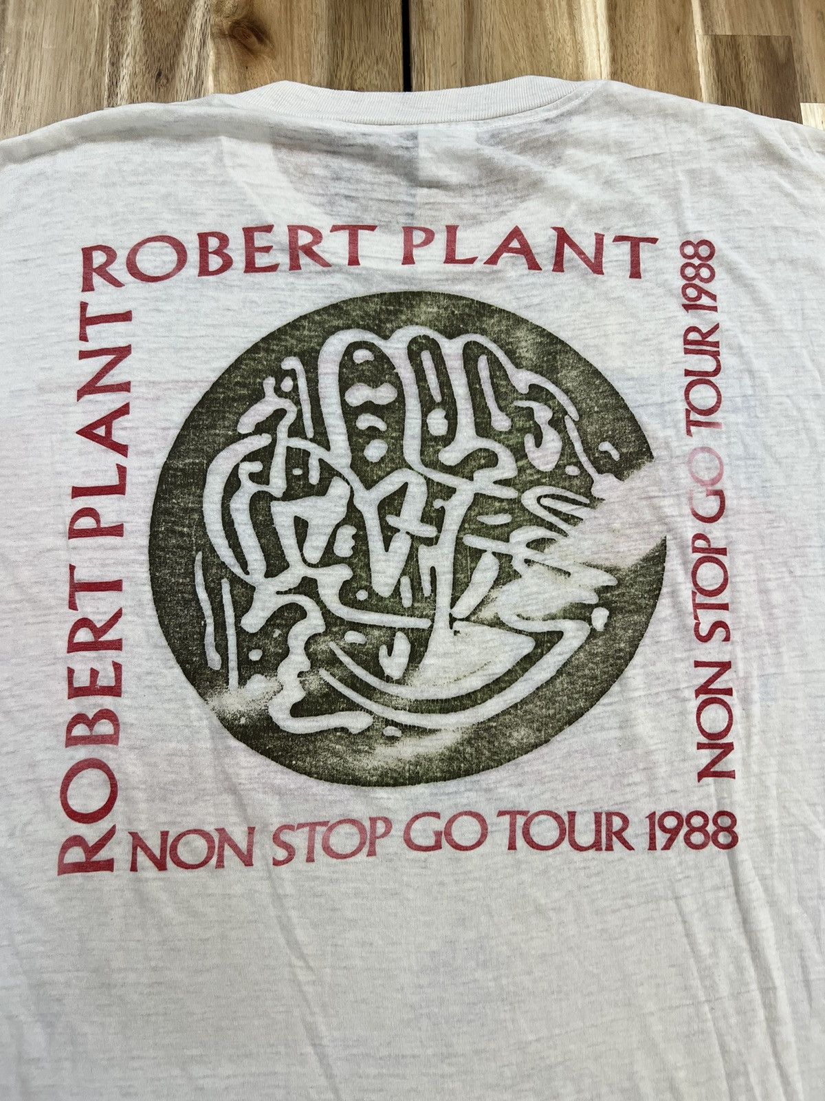 Band Tees Vintage 80’s Robert Plant Led Zeppelin Band Tee Shirts Size US XL / EU 56 / 4 - 9 Thumbnail