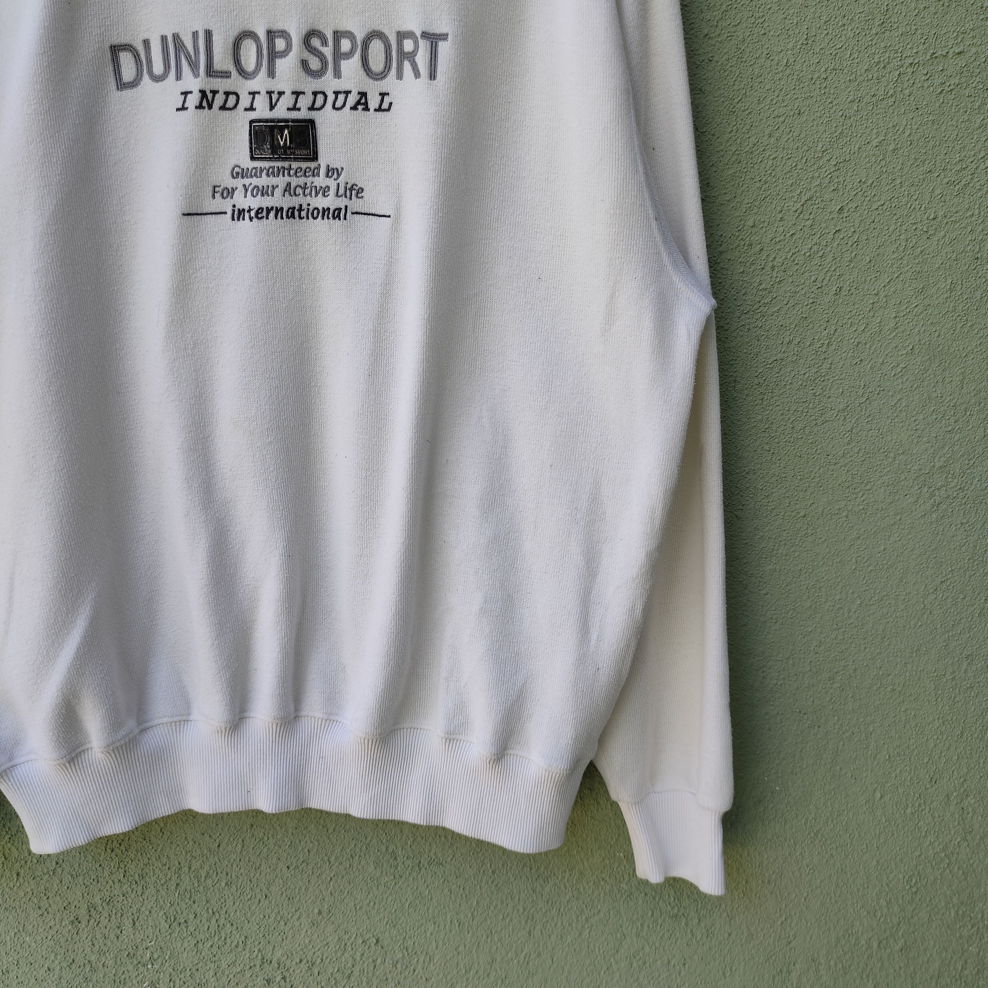 Dunlop Vtg DUNLOP MOTORSPORT INDIVIDUAL Embroidery Logo Sweatshirt Size US L / EU 52-54 / 3 - 2 Thumbnail