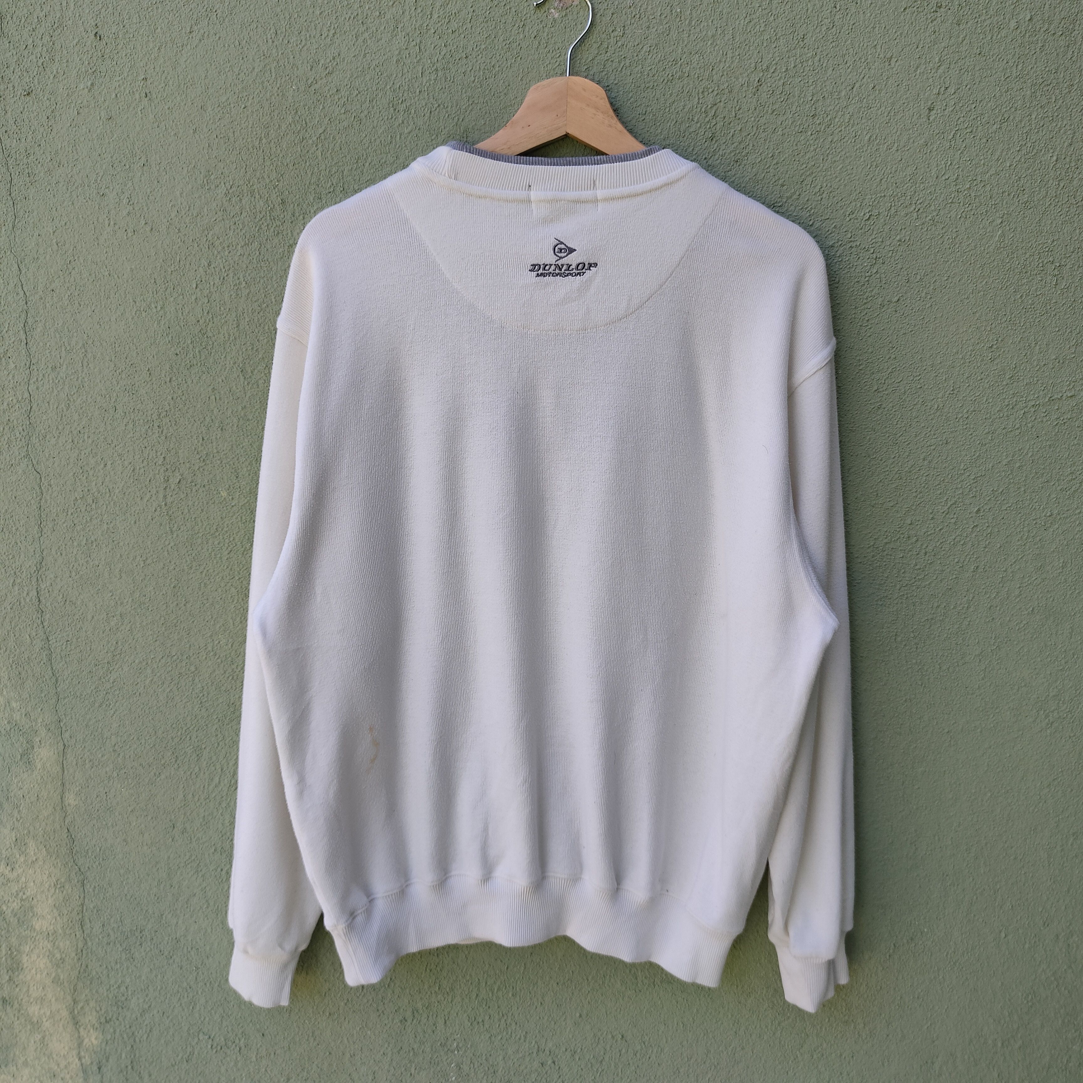 Dunlop Vtg DUNLOP MOTORSPORT INDIVIDUAL Embroidery Logo Sweatshirt Size US L / EU 52-54 / 3 - 7 Thumbnail
