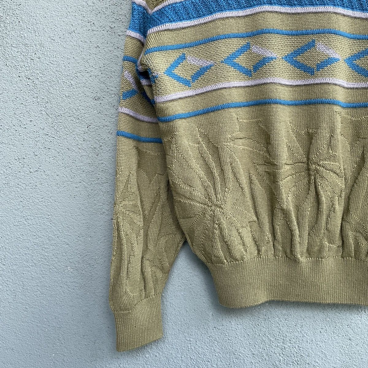 Japanese Brand Vintage GRAND MONARCH Rare Design Knitwear Sweater Jumper Size US L / EU 52-54 / 3 - 9 Thumbnail