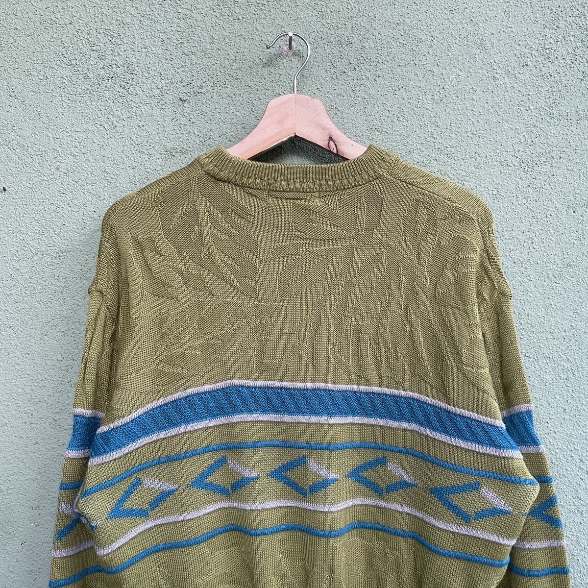 Japanese Brand Vintage GRAND MONARCH Rare Design Knitwear Sweater Jumper Size US L / EU 52-54 / 3 - 8 Thumbnail