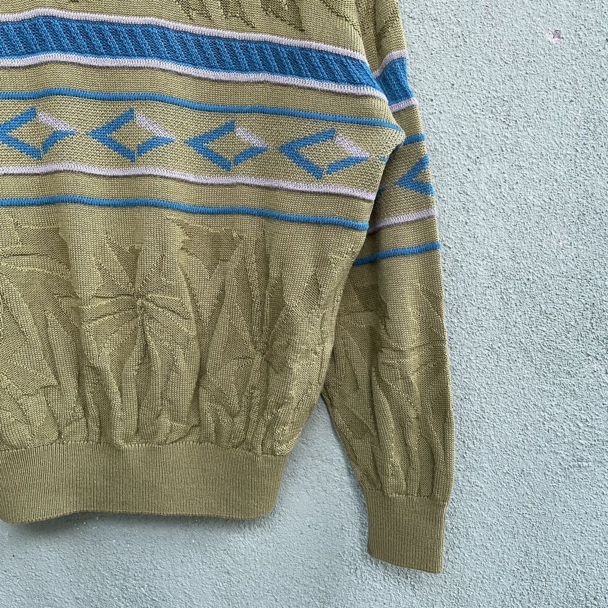 Japanese Brand Vintage GRAND MONARCH Rare Design Knitwear Sweater Jumper Size US L / EU 52-54 / 3 - 10 Thumbnail