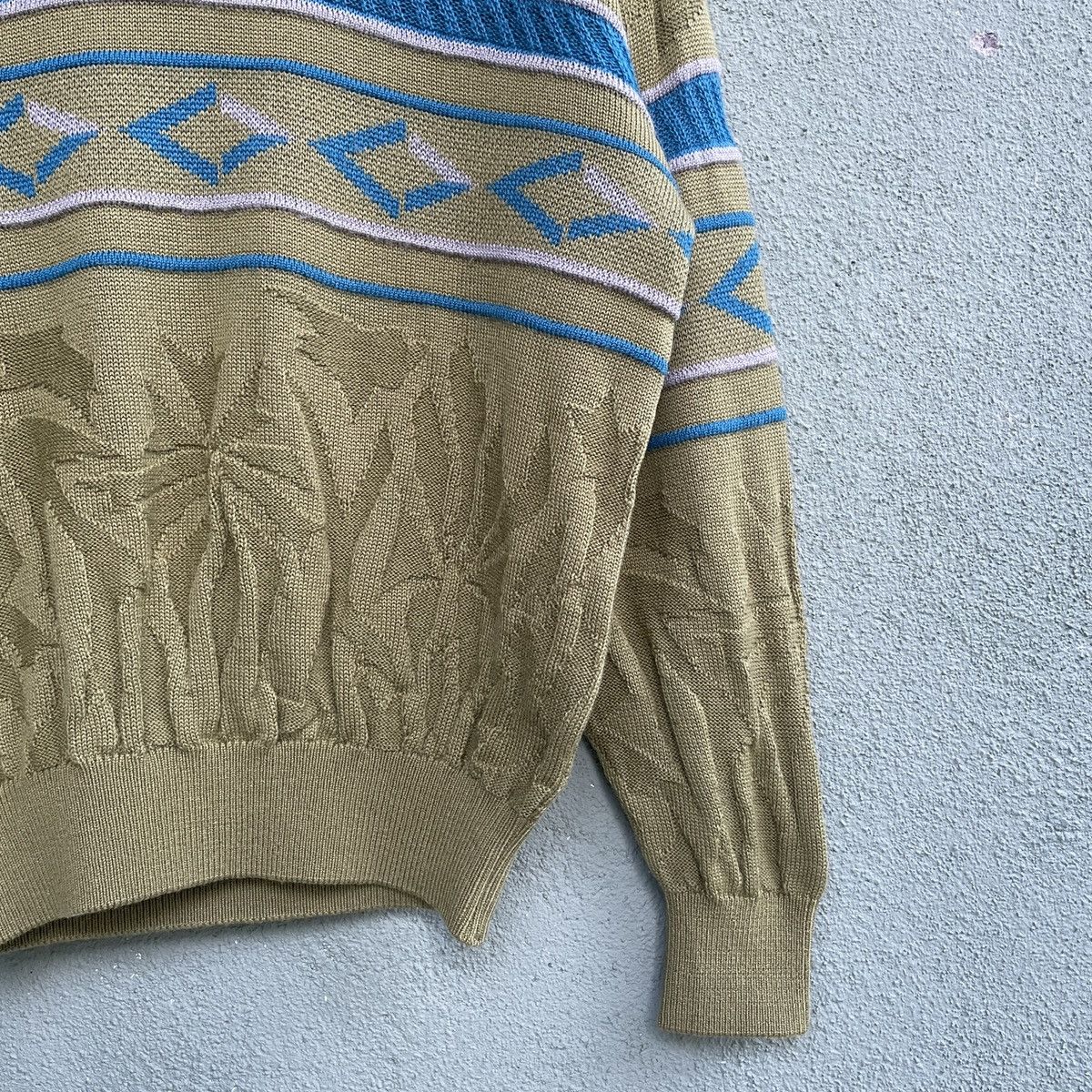 Japanese Brand Vintage GRAND MONARCH Rare Design Knitwear Sweater Jumper Size US L / EU 52-54 / 3 - 5 Thumbnail