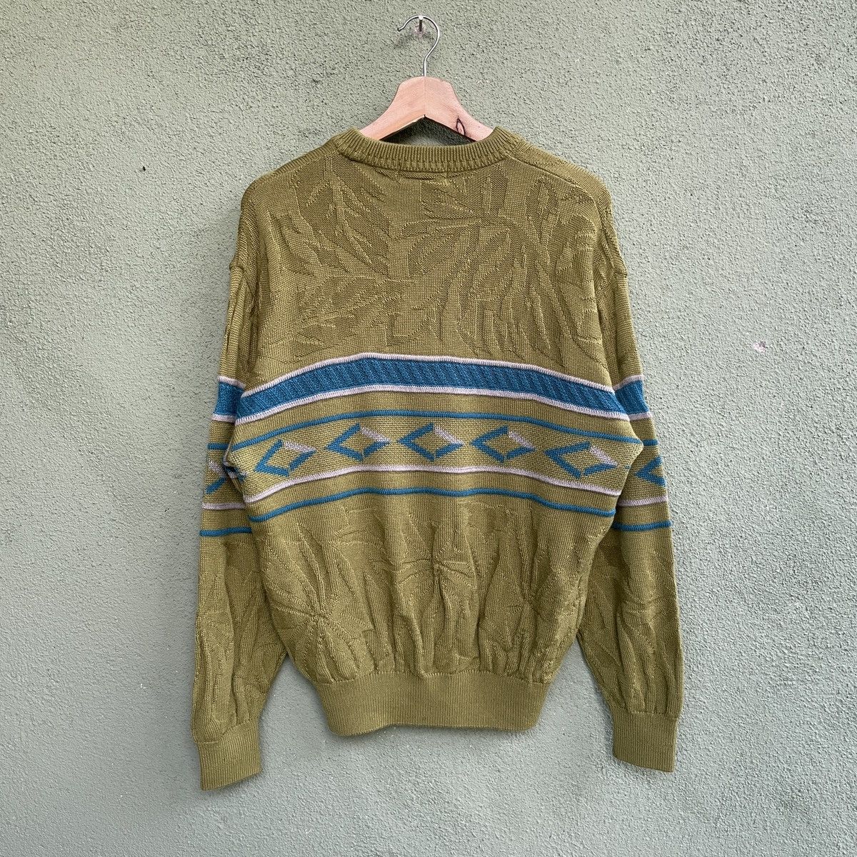 Japanese Brand Vintage GRAND MONARCH Rare Design Knitwear Sweater Jumper Size US L / EU 52-54 / 3 - 11 Thumbnail