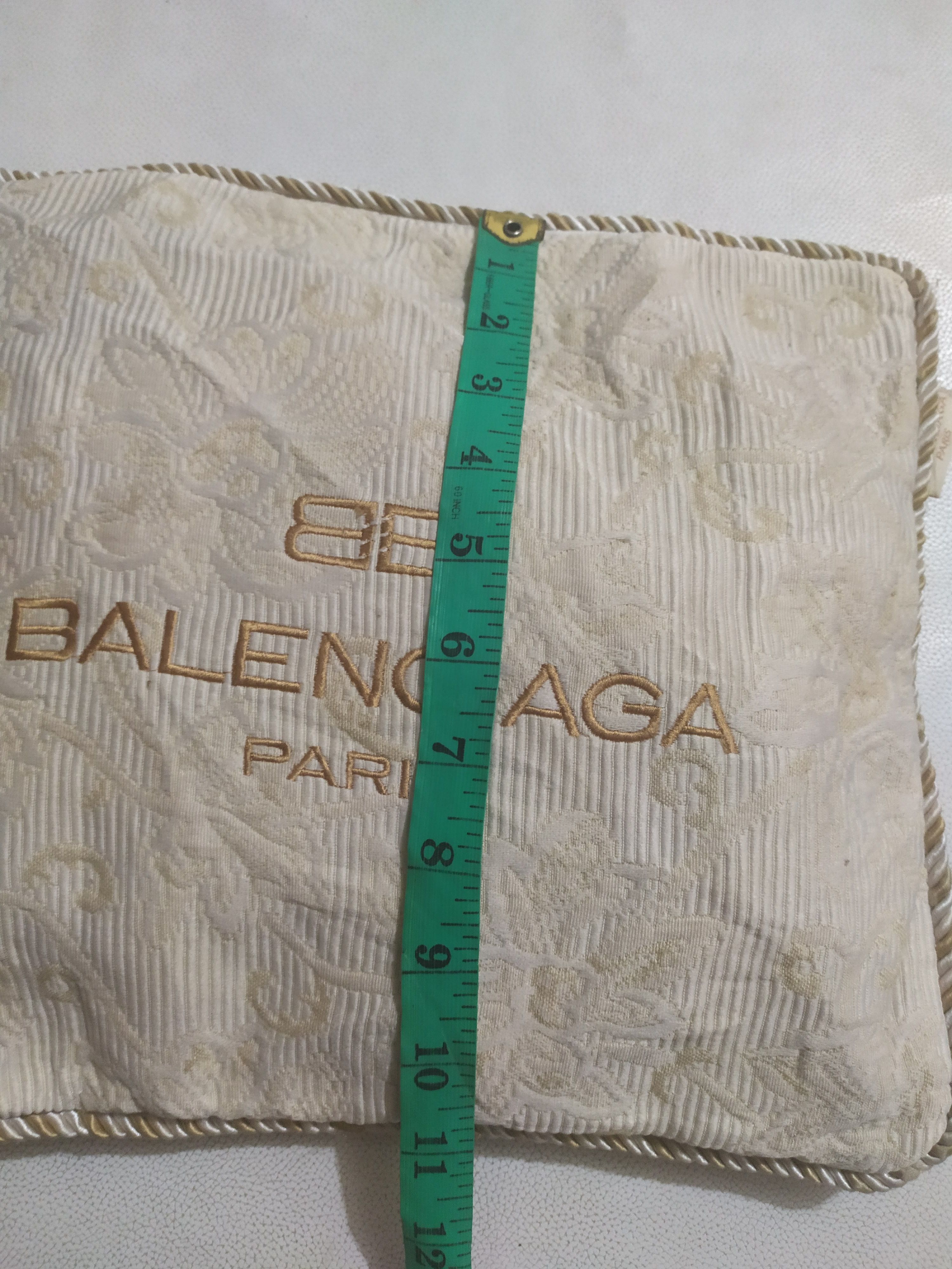 Balenciaga × Vintage Vintage Balenciaga Small Pillow Case Embroidery logo Size ONE SIZE - 5 Thumbnail
