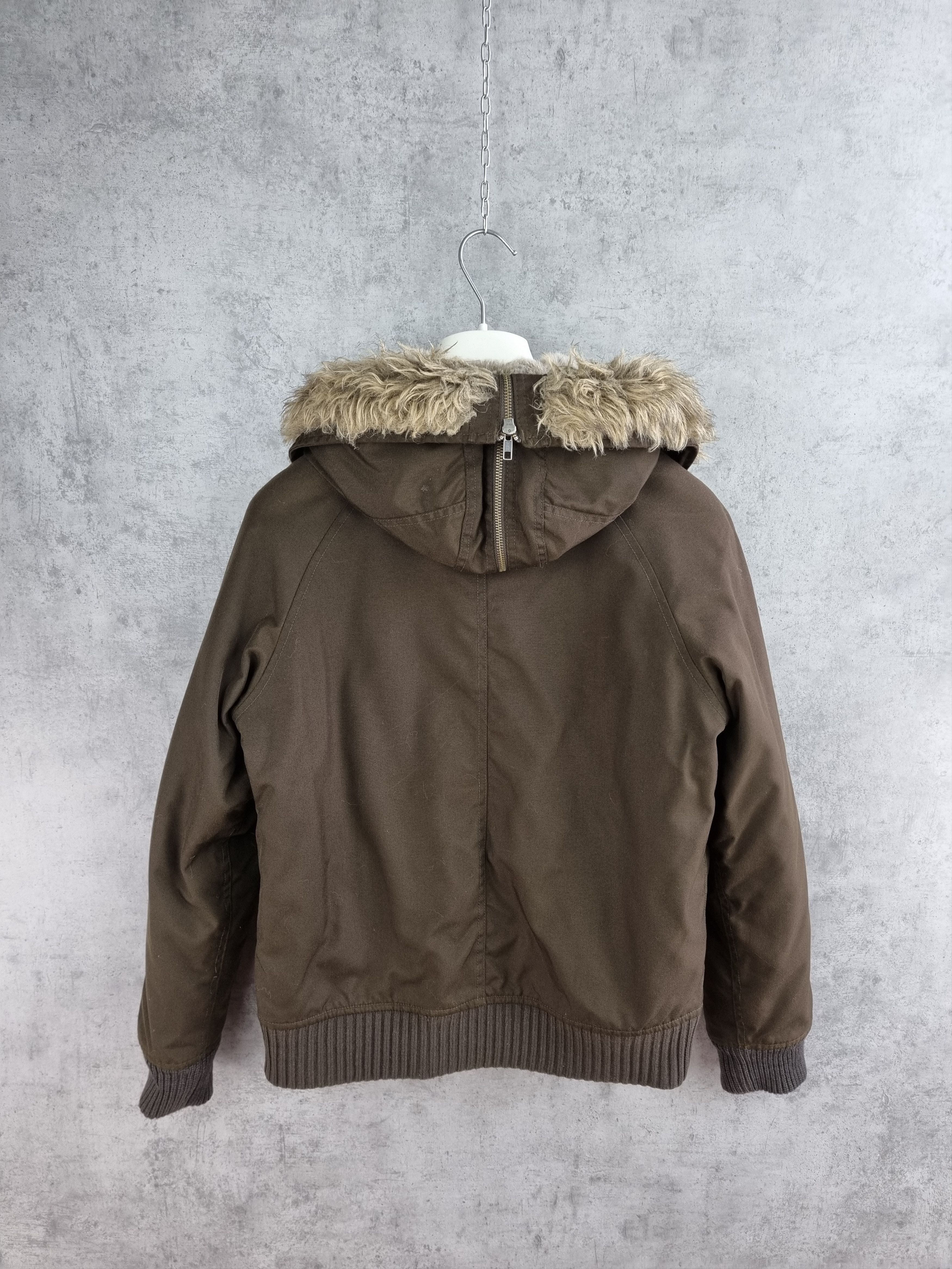 Vintage × Woolrich Woolen Mills 90s Woolrich Thermolite Bomber Fur Hood Vintage Jacket Size L / US 10 / IT 46 - 4 Thumbnail