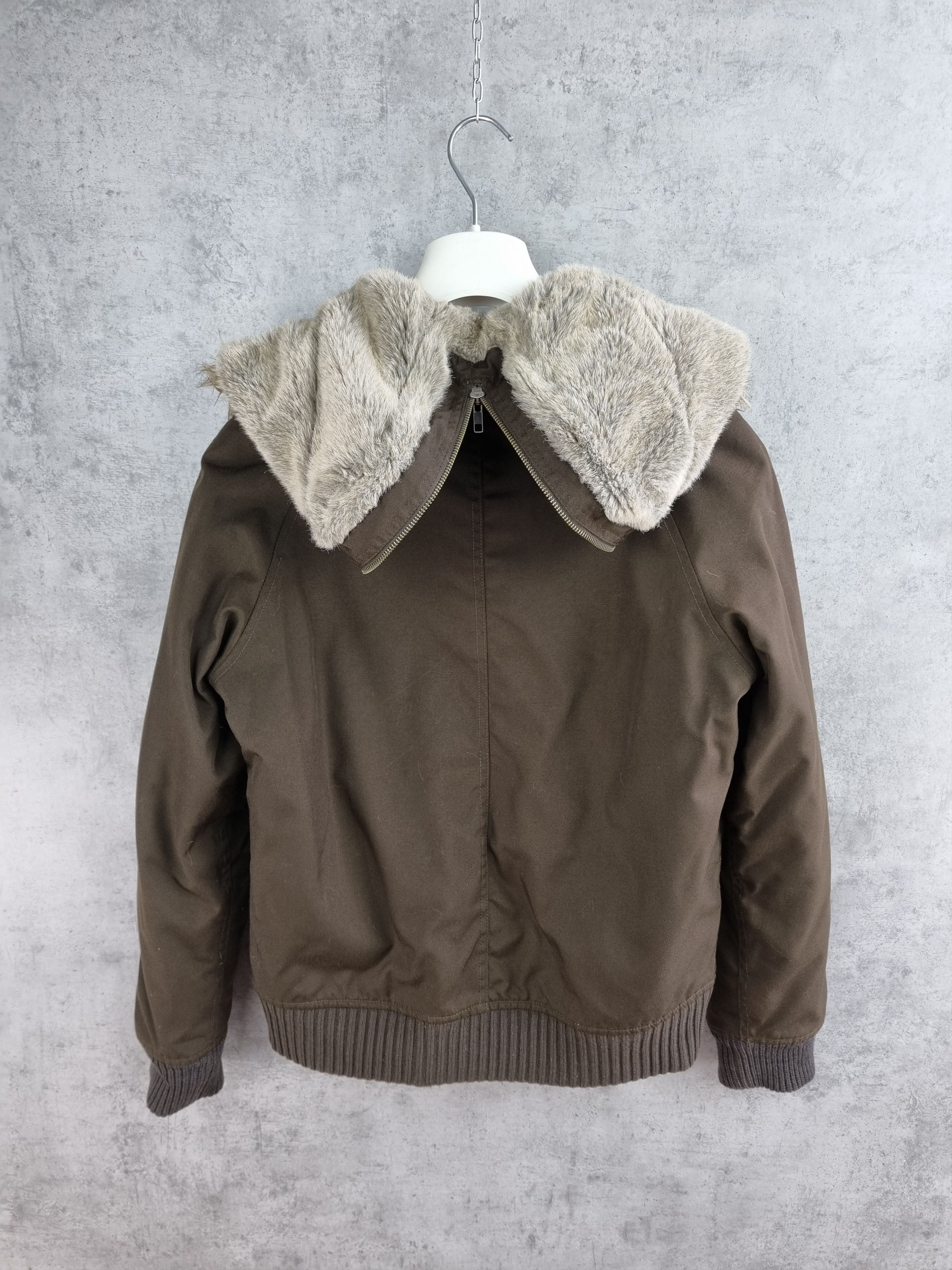Vintage × Woolrich Woolen Mills 90s Woolrich Thermolite Bomber Fur Hood Vintage Jacket Size L / US 10 / IT 46 - 8 Thumbnail