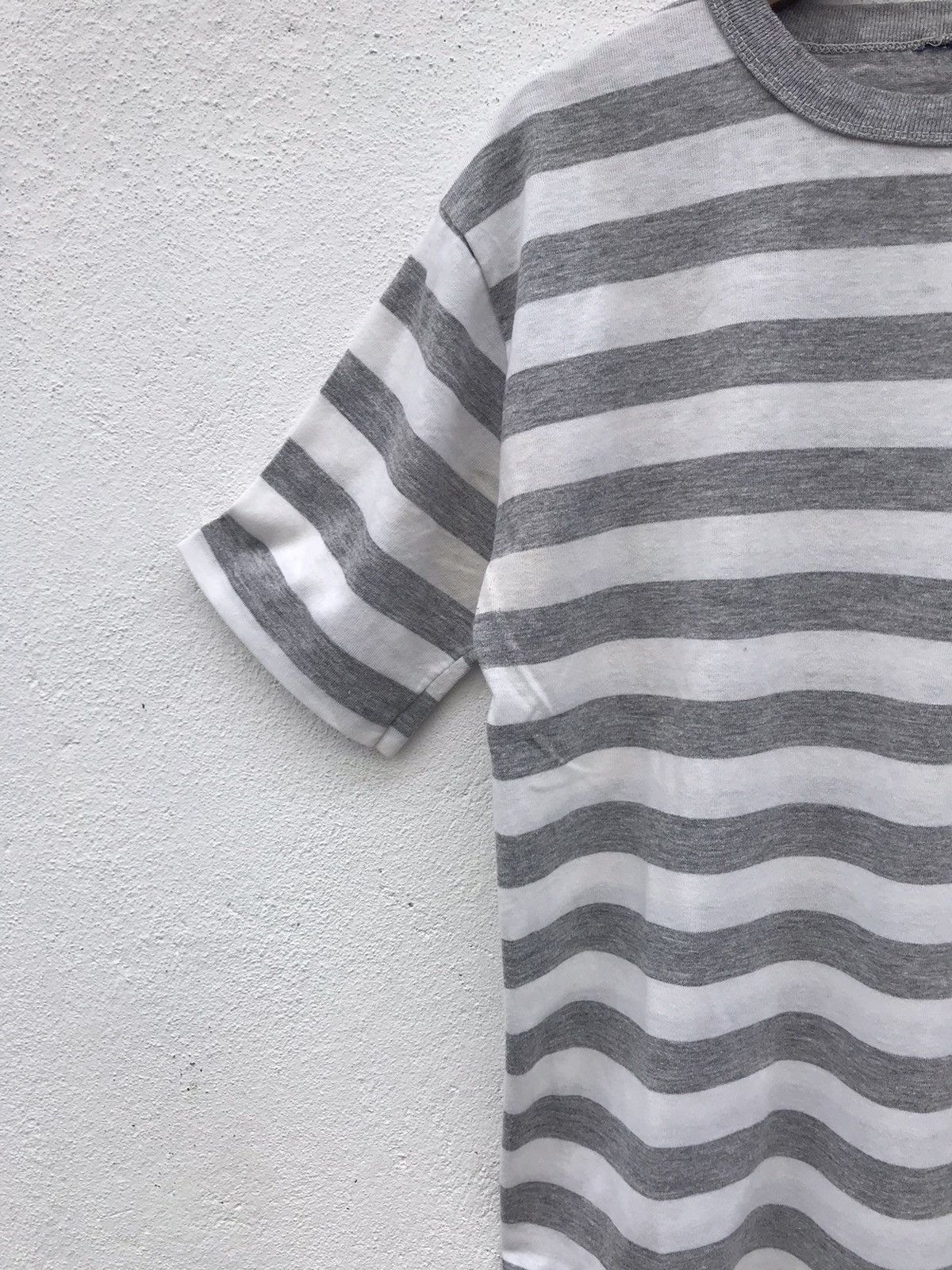 Vintage Made In Usa Borders Striped Tshirt Size US M / EU 48-50 / 2 - 4 Thumbnail