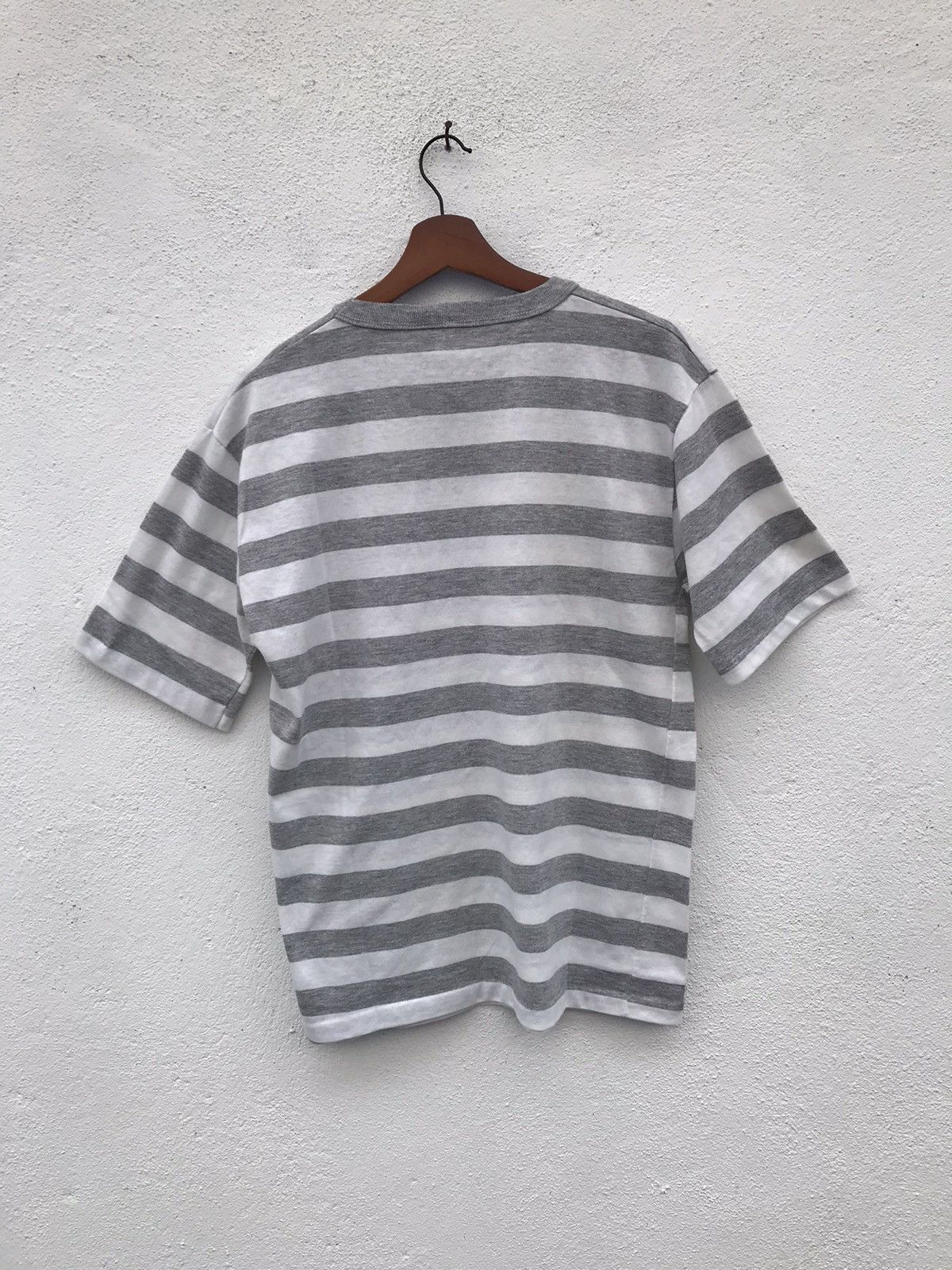 Vintage Made In Usa Borders Striped Tshirt Size US M / EU 48-50 / 2 - 5 Thumbnail
