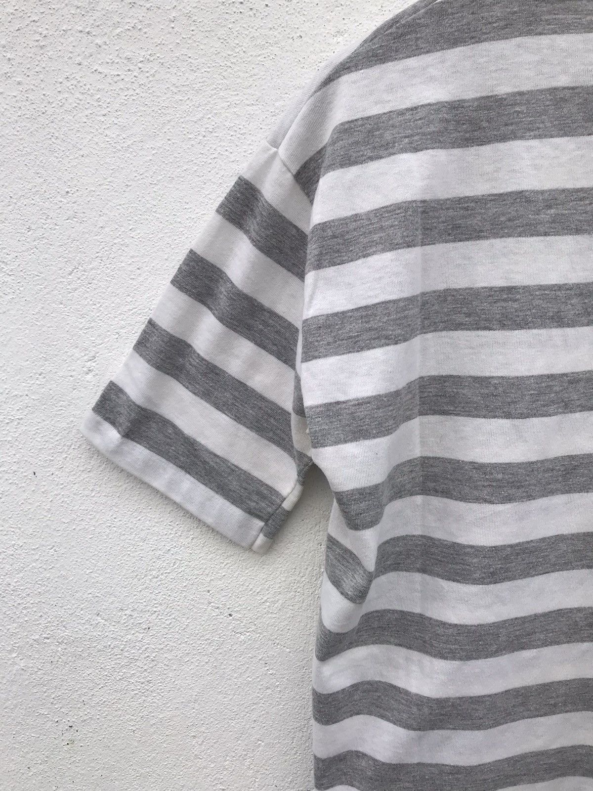 Vintage Made In Usa Borders Striped Tshirt Size US M / EU 48-50 / 2 - 8 Thumbnail