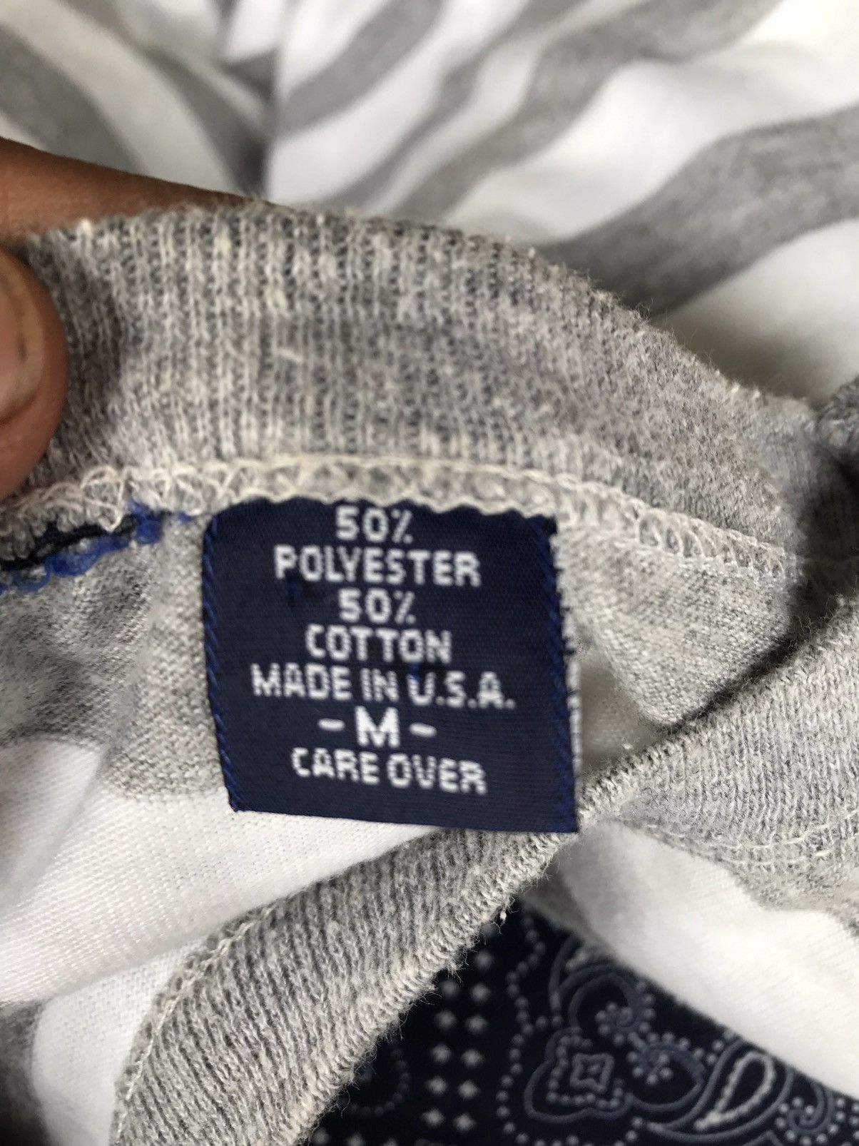 Vintage Made In Usa Borders Striped Tshirt Size US M / EU 48-50 / 2 - 10 Thumbnail