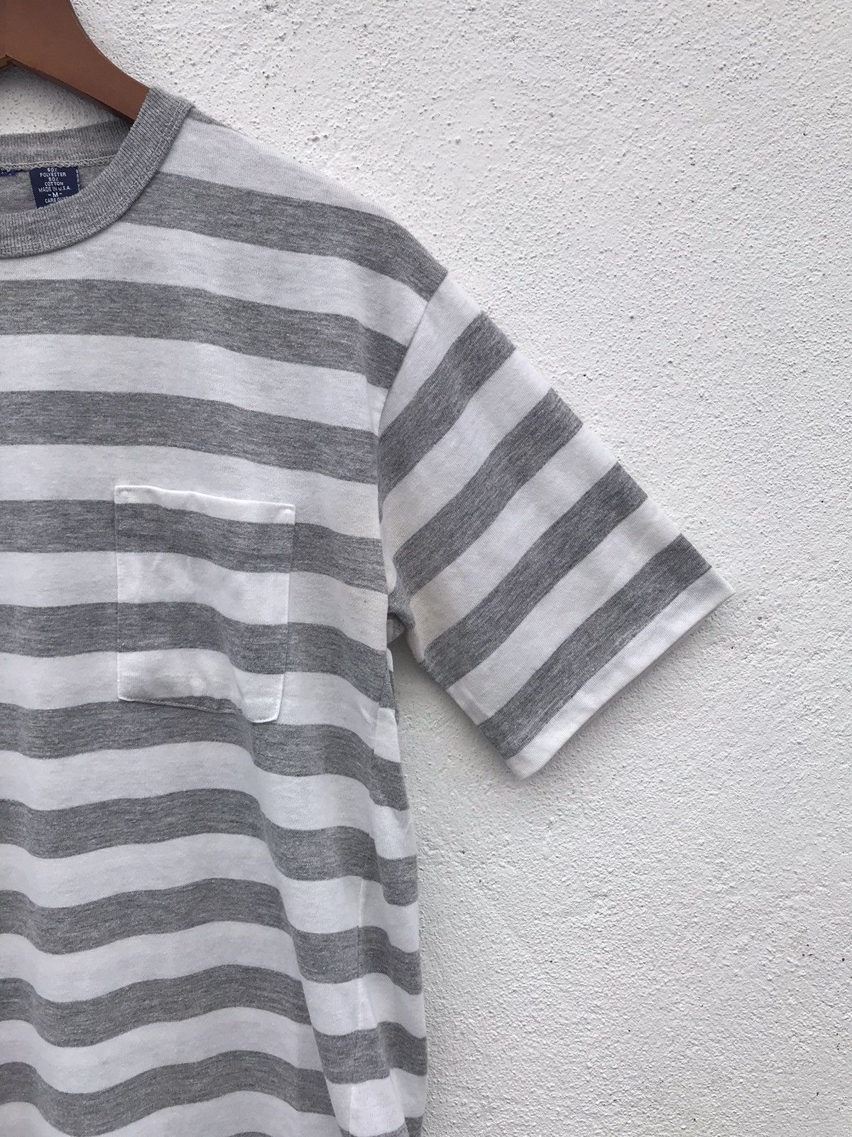 Vintage Made In Usa Borders Striped Tshirt Size US M / EU 48-50 / 2 - 3 Thumbnail