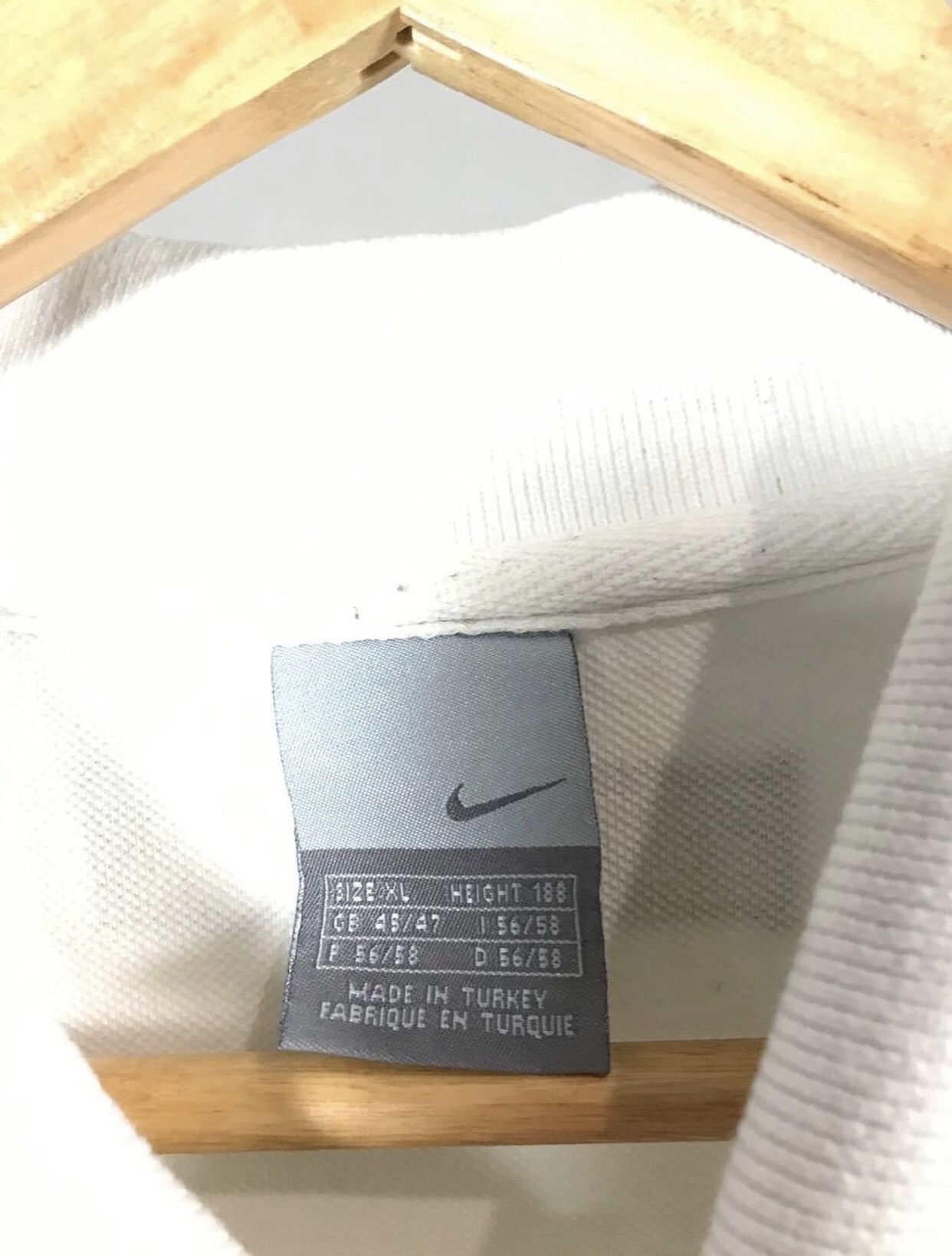 Nike × Vintage Nike swoosh streetwear vintage polo tee Size US XL / EU 56 / 4 - 4 Thumbnail