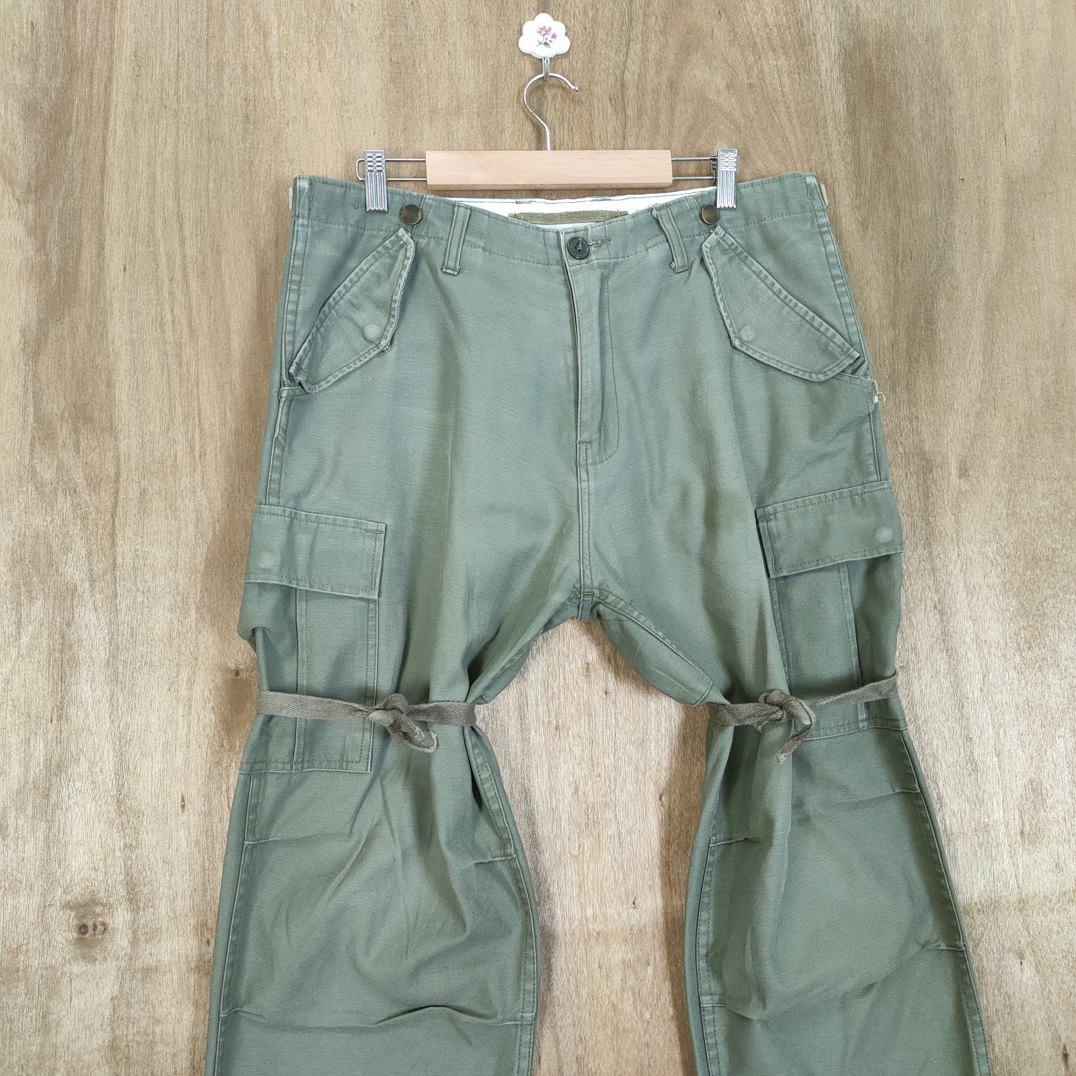 Japanese Brand VINTAGE BONDAGE BAGGY CARGO PANTS Size US 34 / EU 50 - 3 Thumbnail