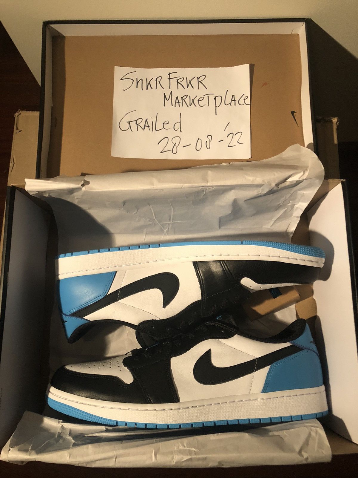 Air Jordan Retro Low OG “UNC” Powder Blue CZ0790-104 US15