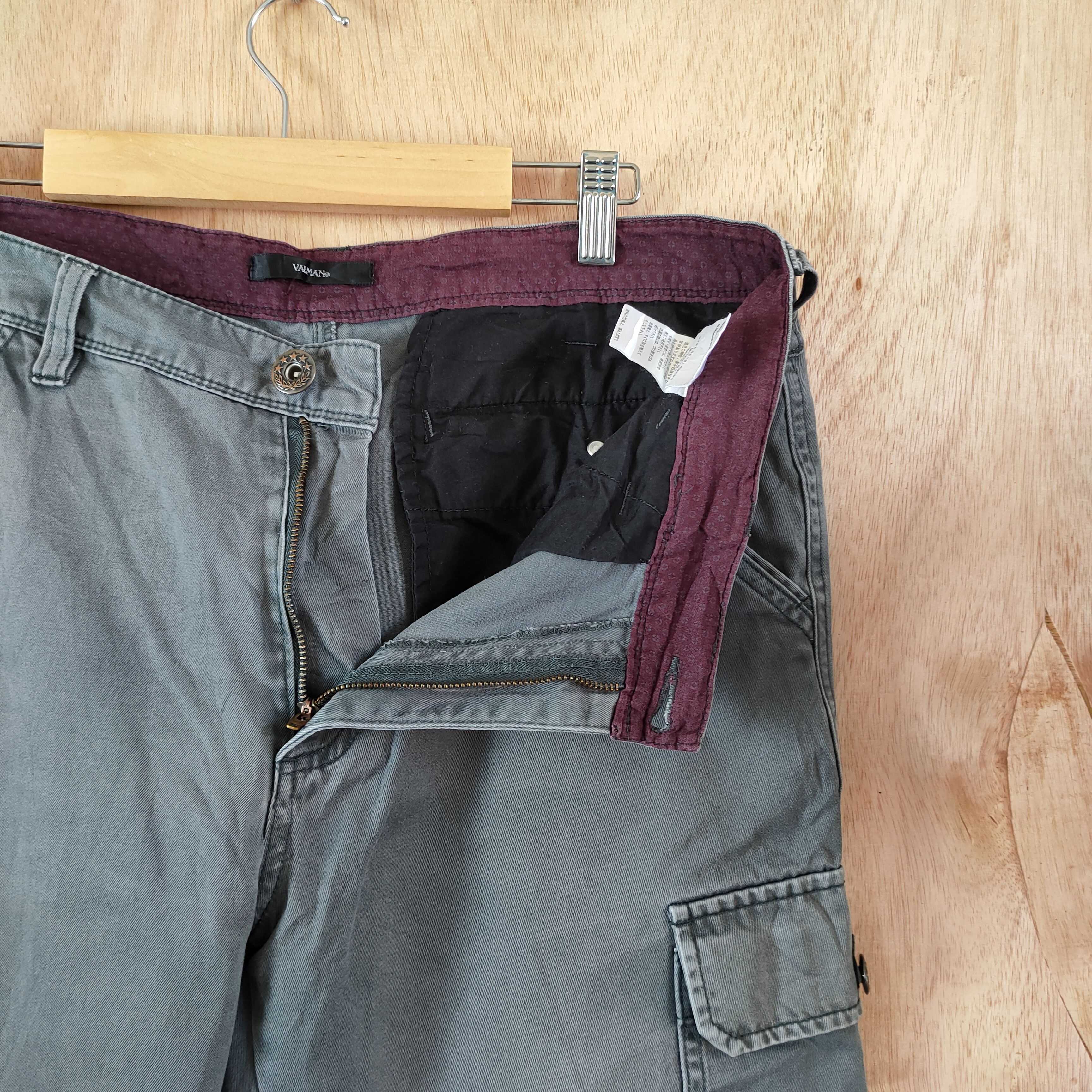 Japanese Brand VALMAN CARGO PANTS Size US 34 / EU 50 - 4 Thumbnail