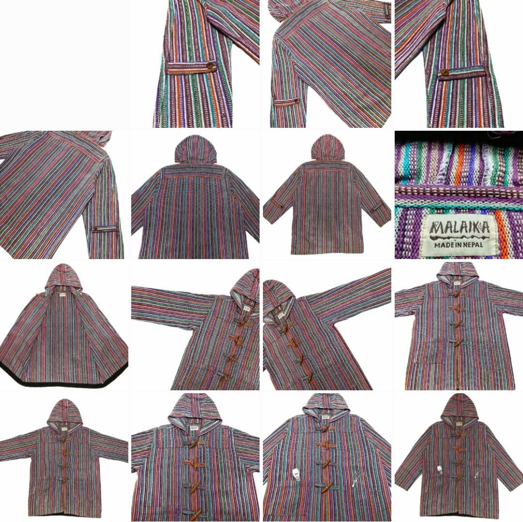 Art Comes First × Vintage 🔥Nepalese Cotton Jacket Hoodie Okoshi Parker Fur-Lining🔥 Size US M / EU 48-50 / 2 - 16 Thumbnail