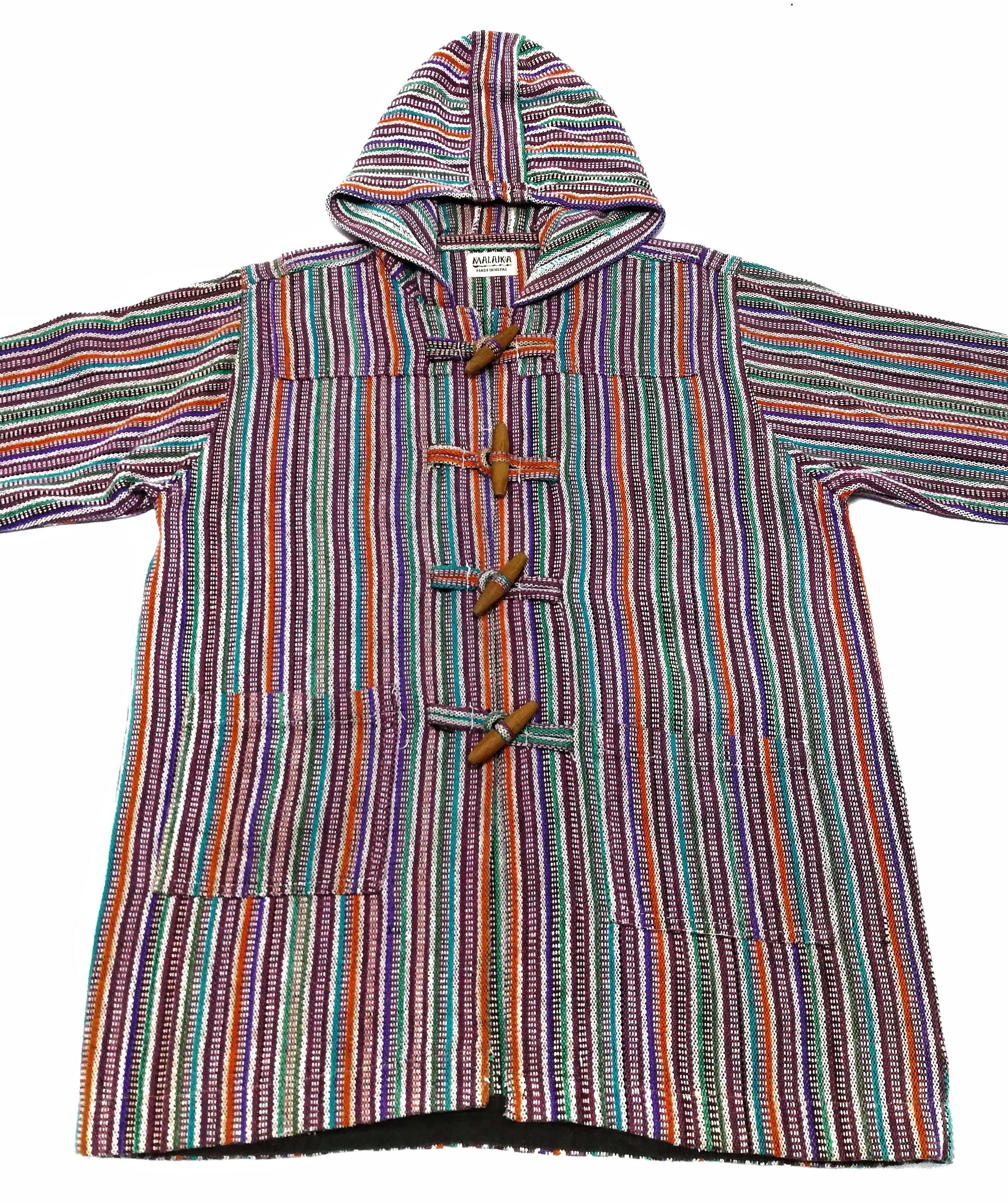 Art Comes First × Vintage 🔥Nepalese Cotton Jacket Hoodie Okoshi Parker Fur-Lining🔥 Size US M / EU 48-50 / 2 - 5 Thumbnail