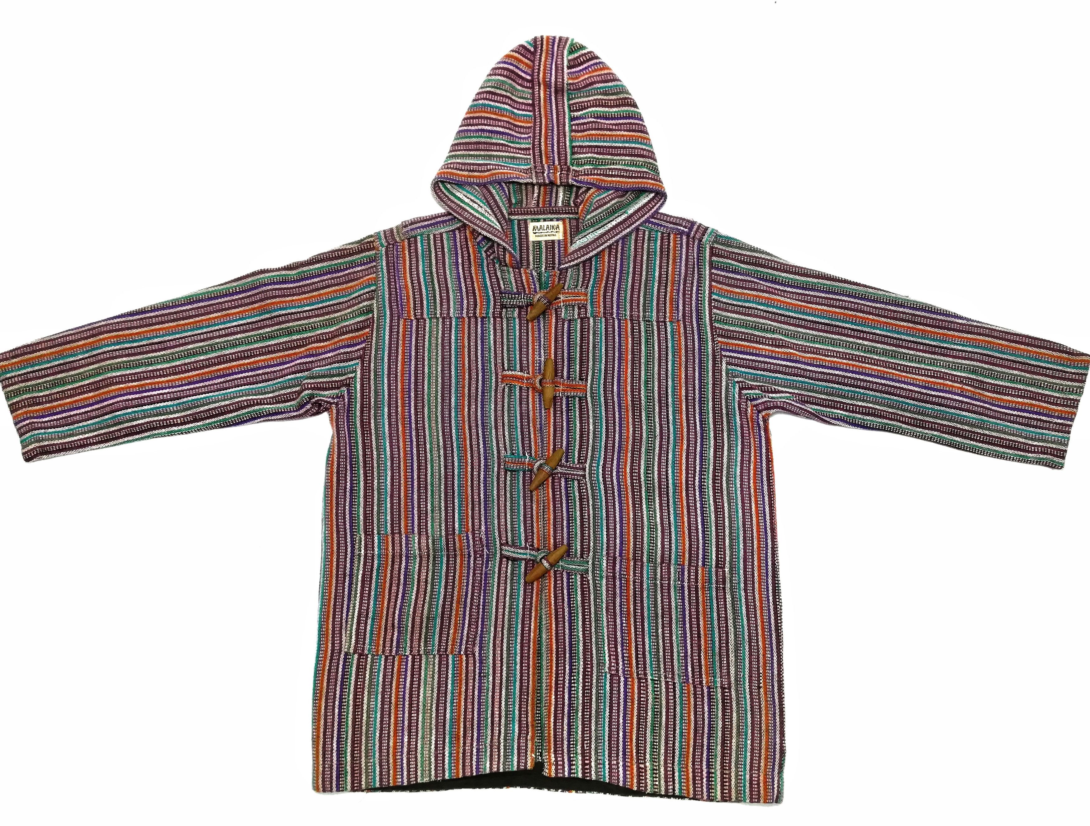 Art Comes First × Vintage 🔥Nepalese Cotton Jacket Hoodie Okoshi Parker Fur-Lining🔥 Size US M / EU 48-50 / 2 - 4 Thumbnail