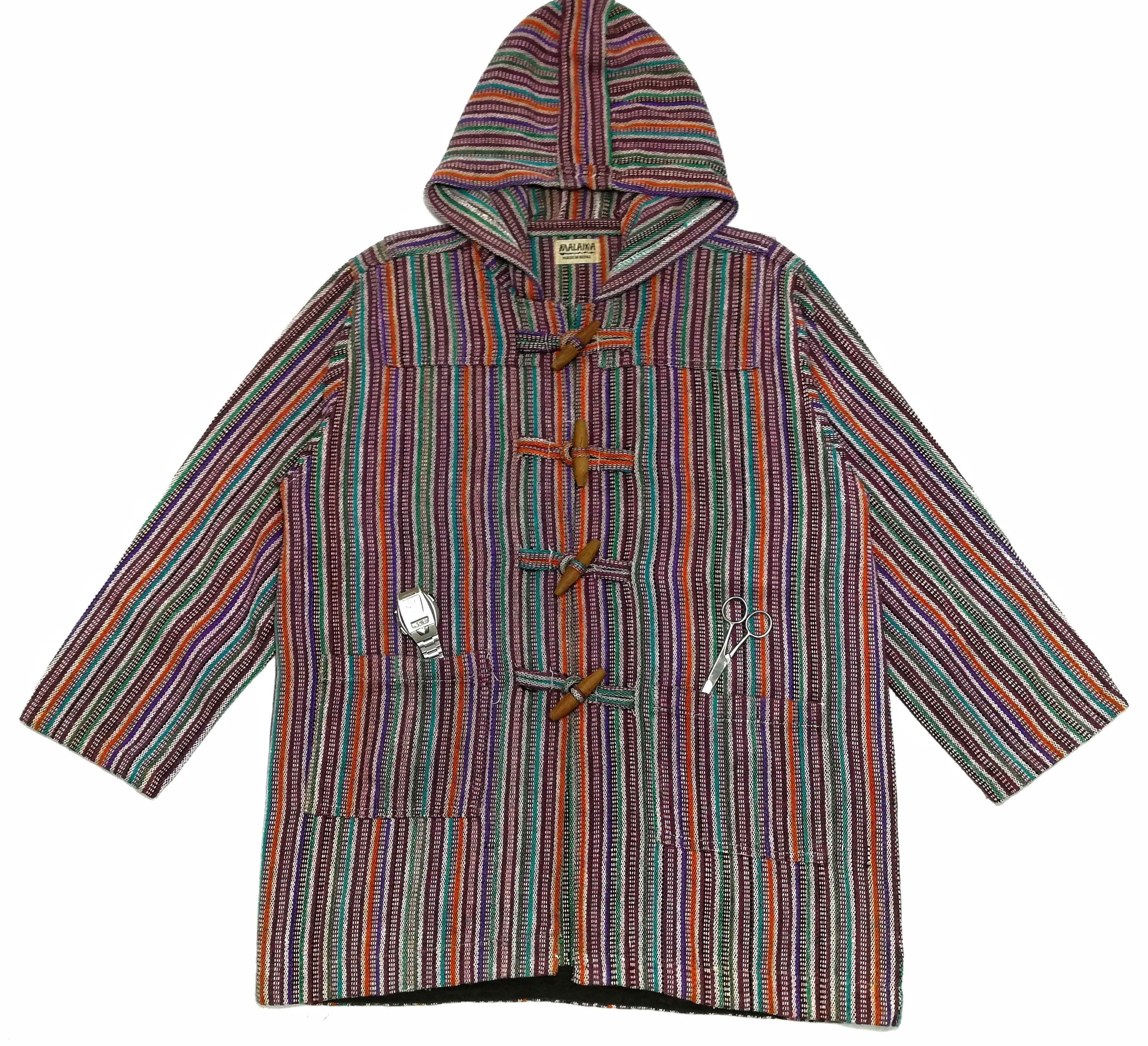 Art Comes First × Vintage 🔥Nepalese Cotton Jacket Hoodie Okoshi Parker Fur-Lining🔥 Size US M / EU 48-50 / 2 - 1 Thumbnail