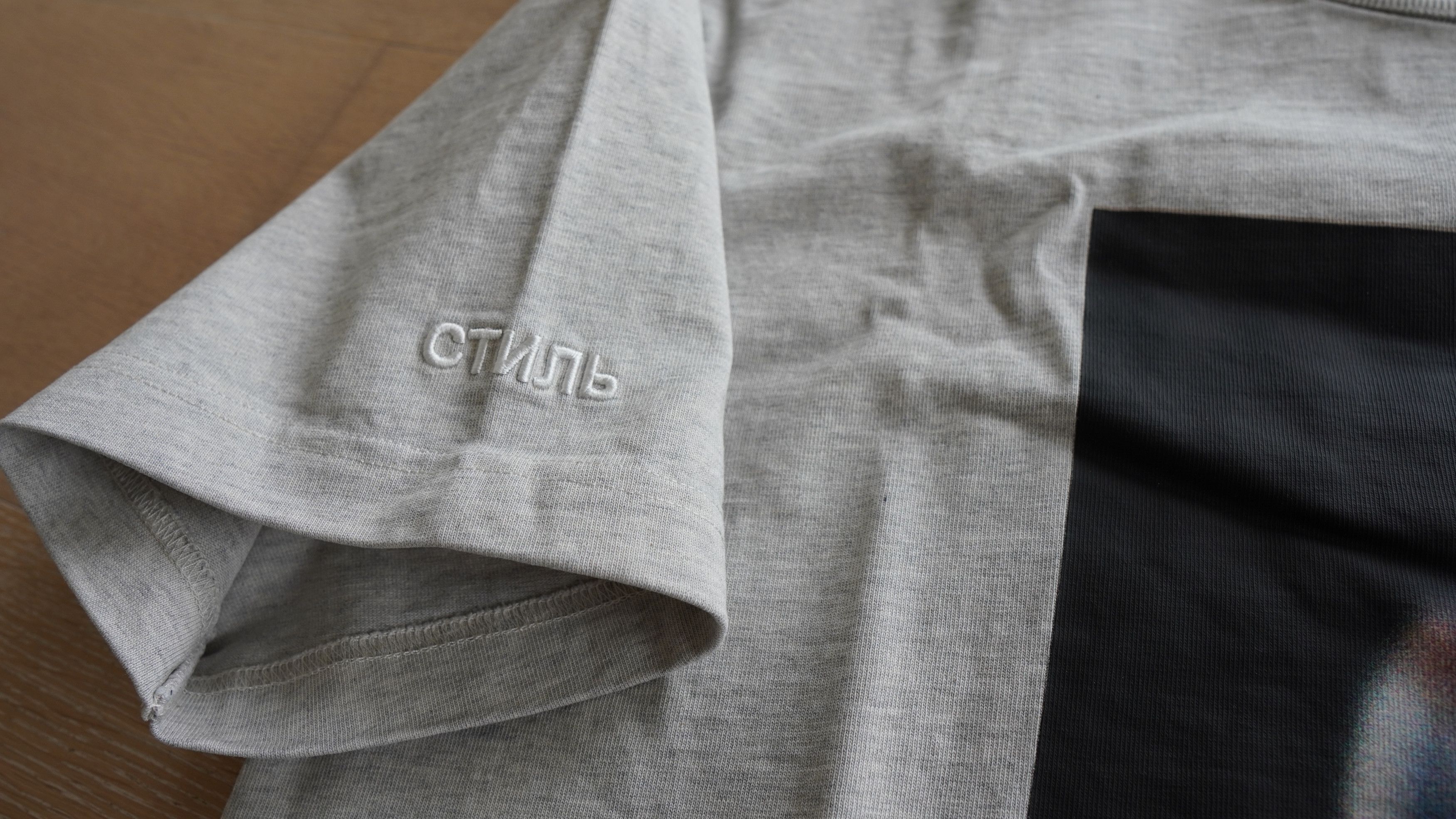 Heron Preston Grey Heron Blurred Graphic T-Shirt Size US M / EU 48-50 / 2 - 2 Thumbnail