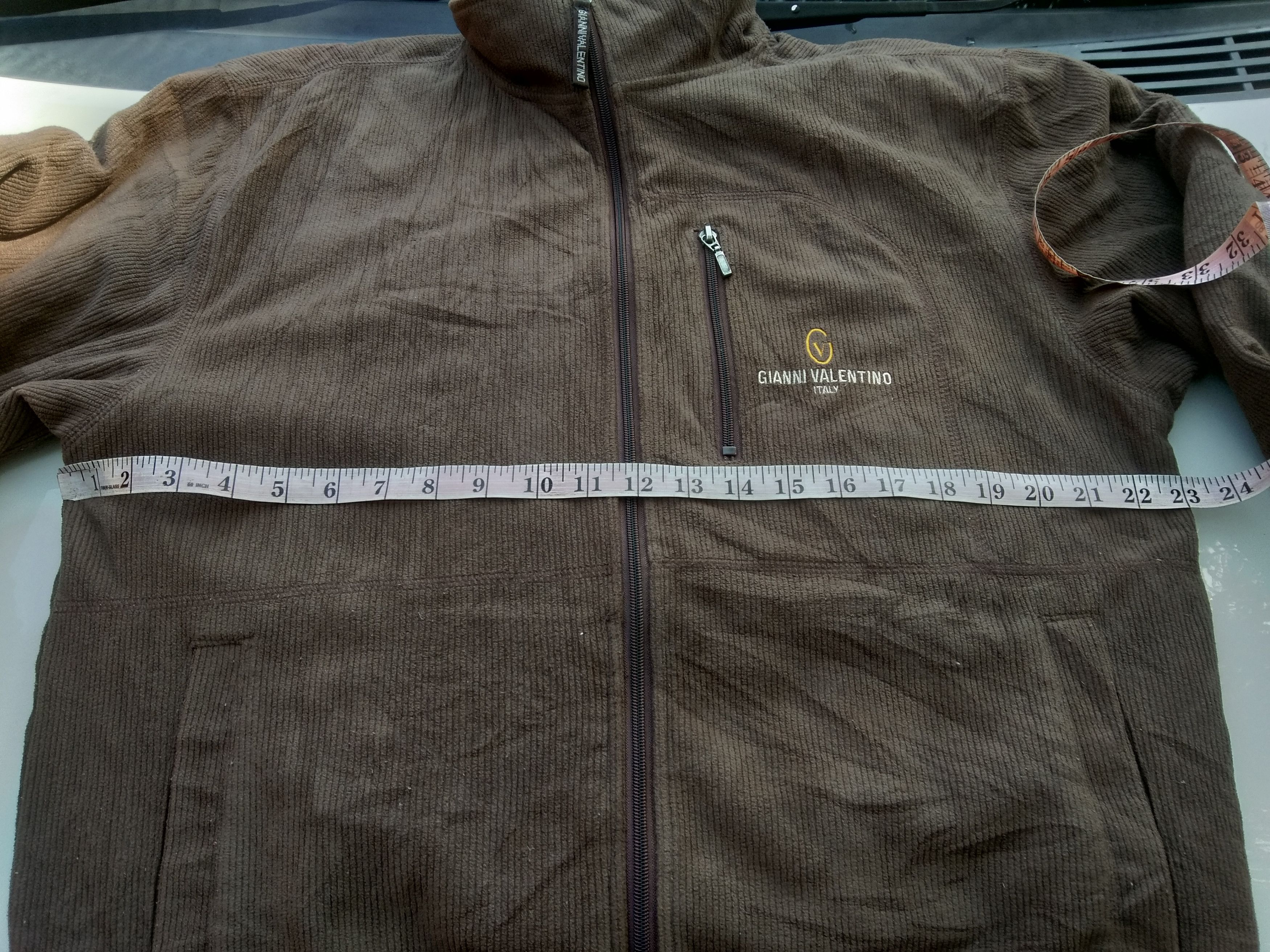 Japanese Brand GIANNI VALENTINO COLDUROY JACKET Size US L / EU 52-54 / 3 - 12 Thumbnail