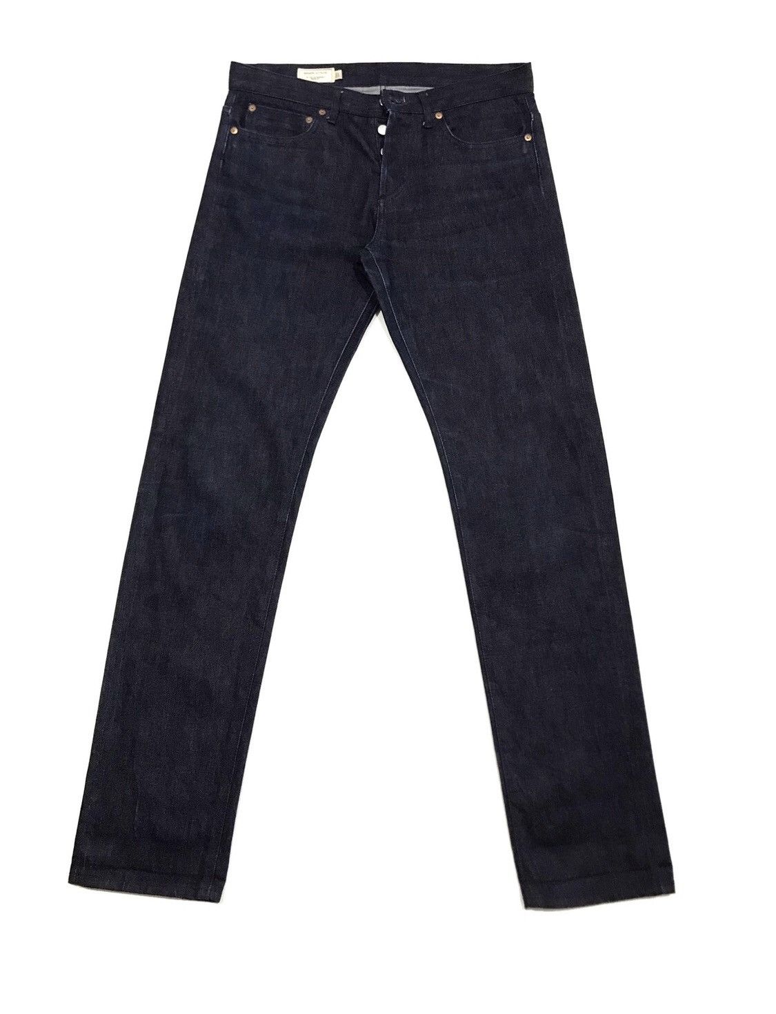 Maison Kitsune Raw Denim Selvedge Jeans Size US 30 / EU 46 - 1 Thumbnail