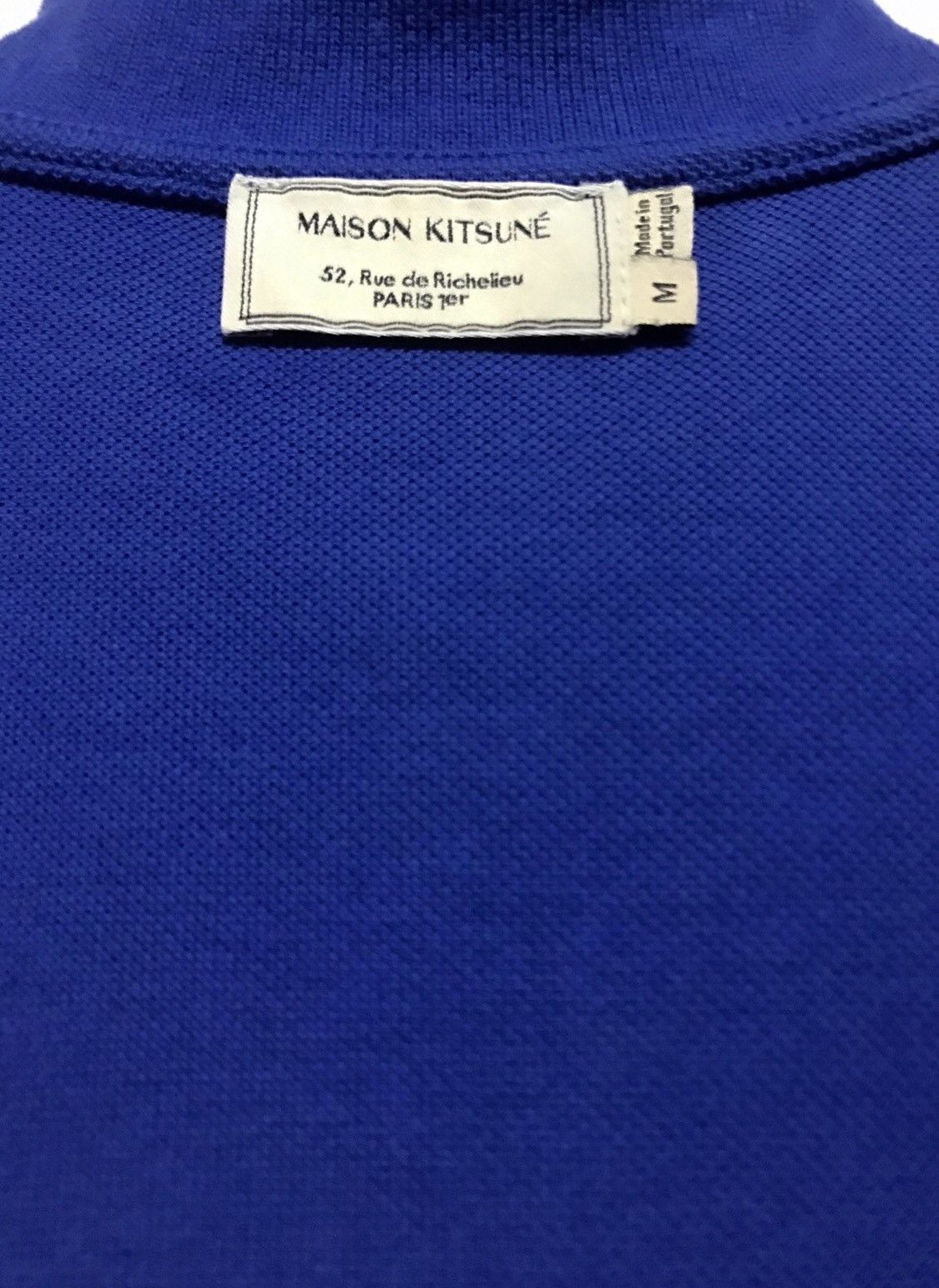 Maison Kitsune Tri-Colore Fox Polo Size US M / EU 48-50 / 2 - 5 Thumbnail
