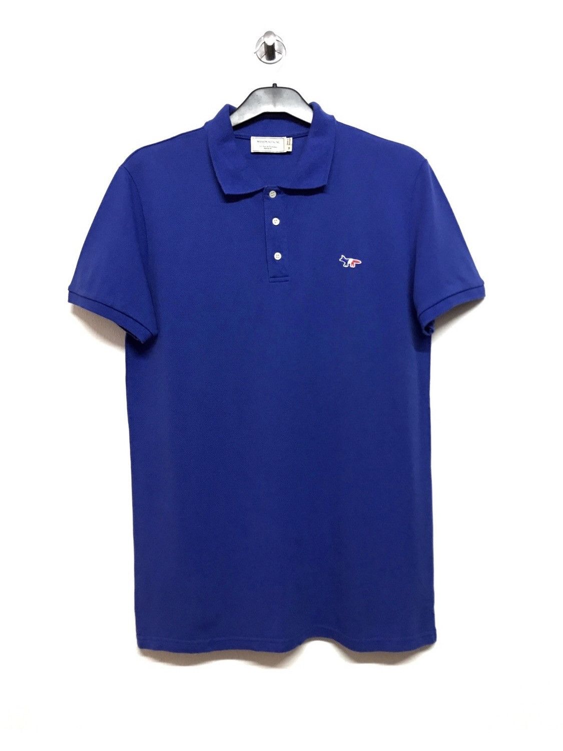 Maison Kitsune Tri-Colore Fox Polo Size US M / EU 48-50 / 2 - 2 Thumbnail
