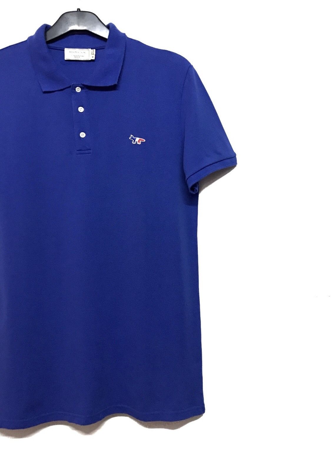 Maison Kitsune Tri-Colore Fox Polo Size US M / EU 48-50 / 2 - 1 Thumbnail