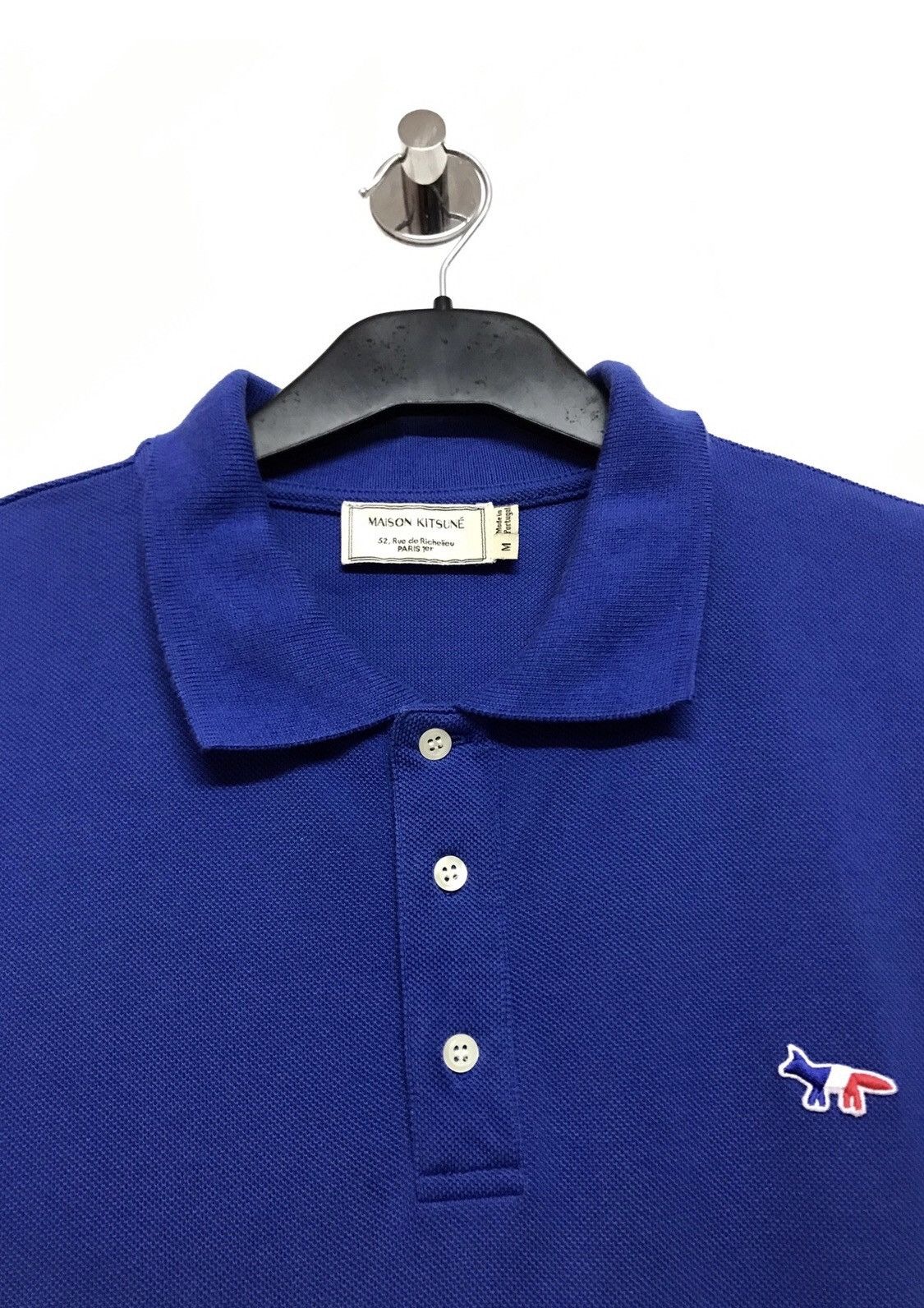 Maison Kitsune Tri-Colore Fox Polo Size US M / EU 48-50 / 2 - 4 Thumbnail