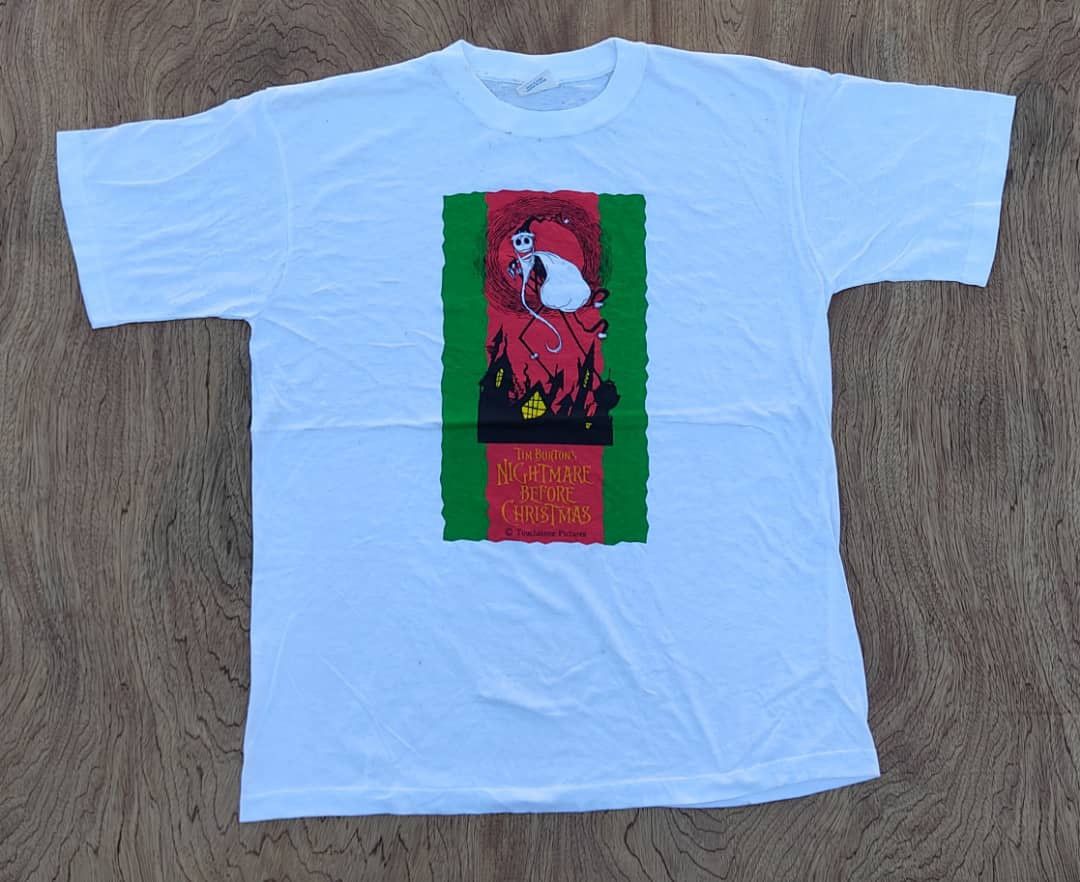 Vintage Vintage SEGA Nightmare Before Christmas Tim Burton film Size US L / EU 52-54 / 3 - 1 Thumbnail