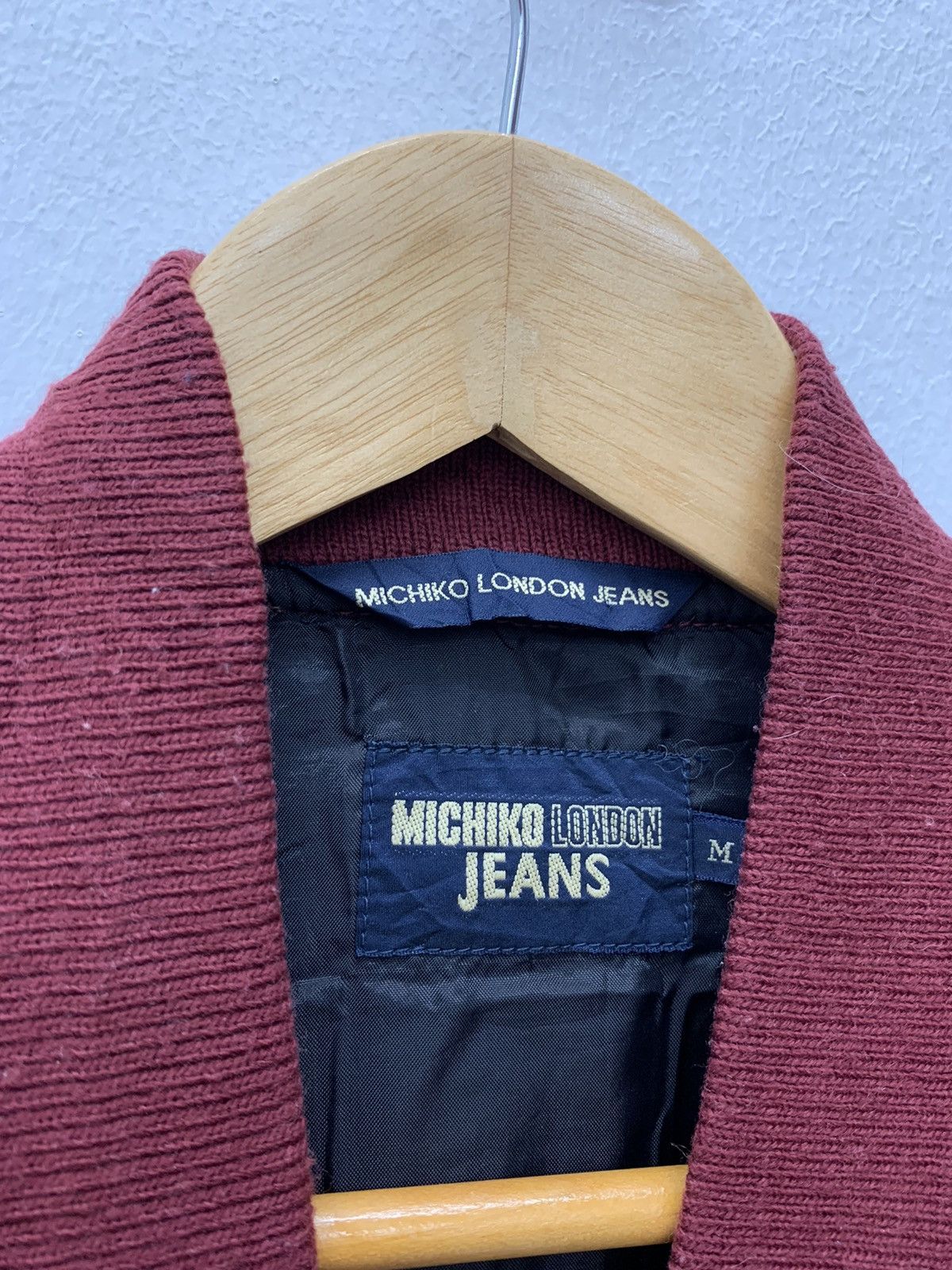 Japanese Brand Vintage Michiko London Big Logo Ma1 Bomber Jacket Size US M / EU 48-50 / 2 - 4 Thumbnail