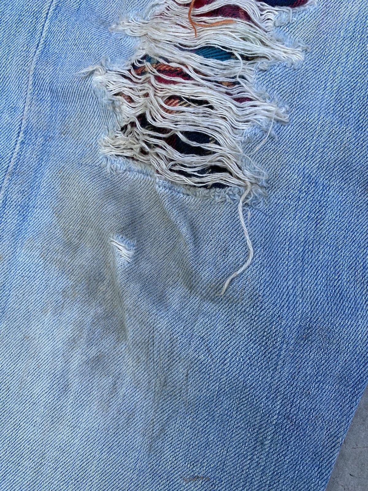 Levi's × Vintage Vintage Levi's Distressed Denim Custom Made Size US 30 / EU 46 - 22 Thumbnail