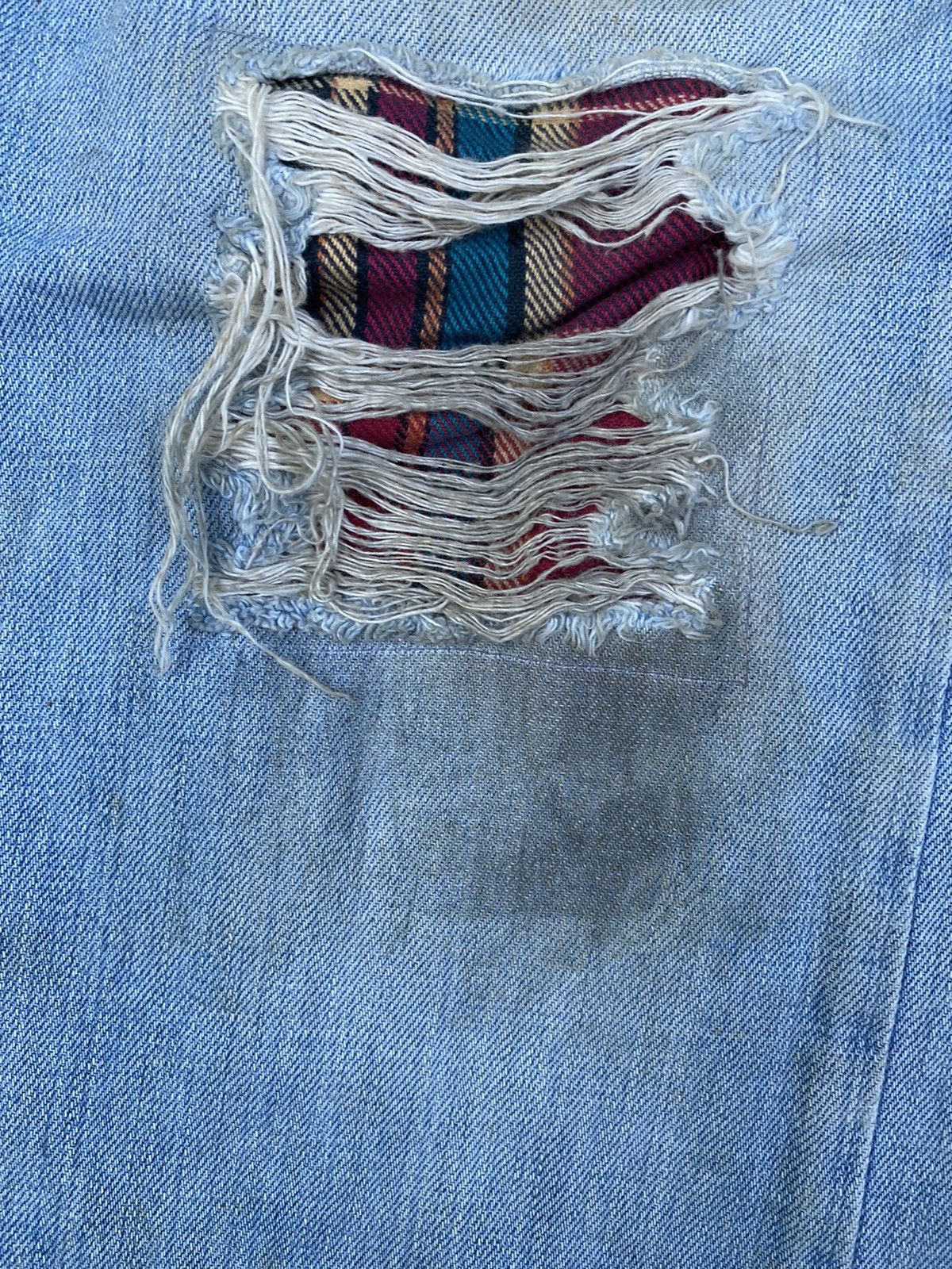 Levi's × Vintage Vintage Levi's Distressed Denim Custom Made Size US 30 / EU 46 - 23 Thumbnail