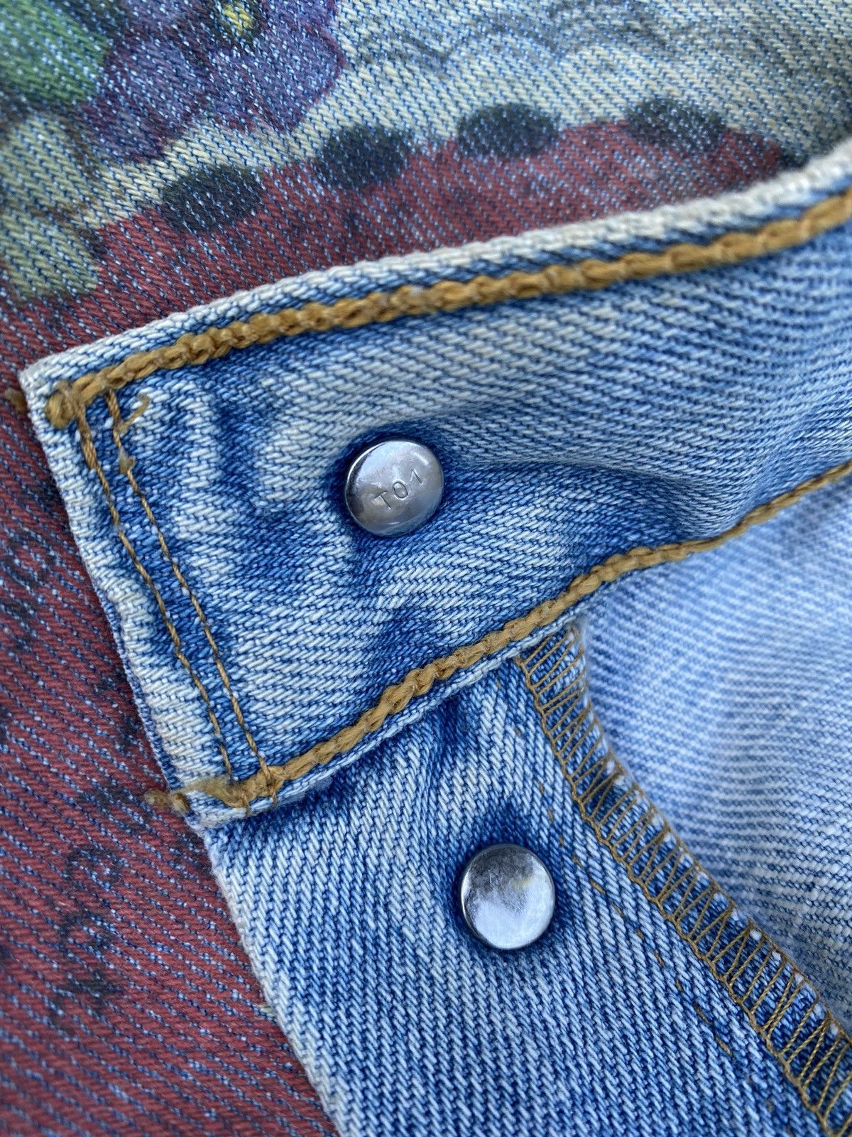 Levi's × Vintage Vintage Levi's Distressed Denim Custom Made Size US 30 / EU 46 - 11 Thumbnail