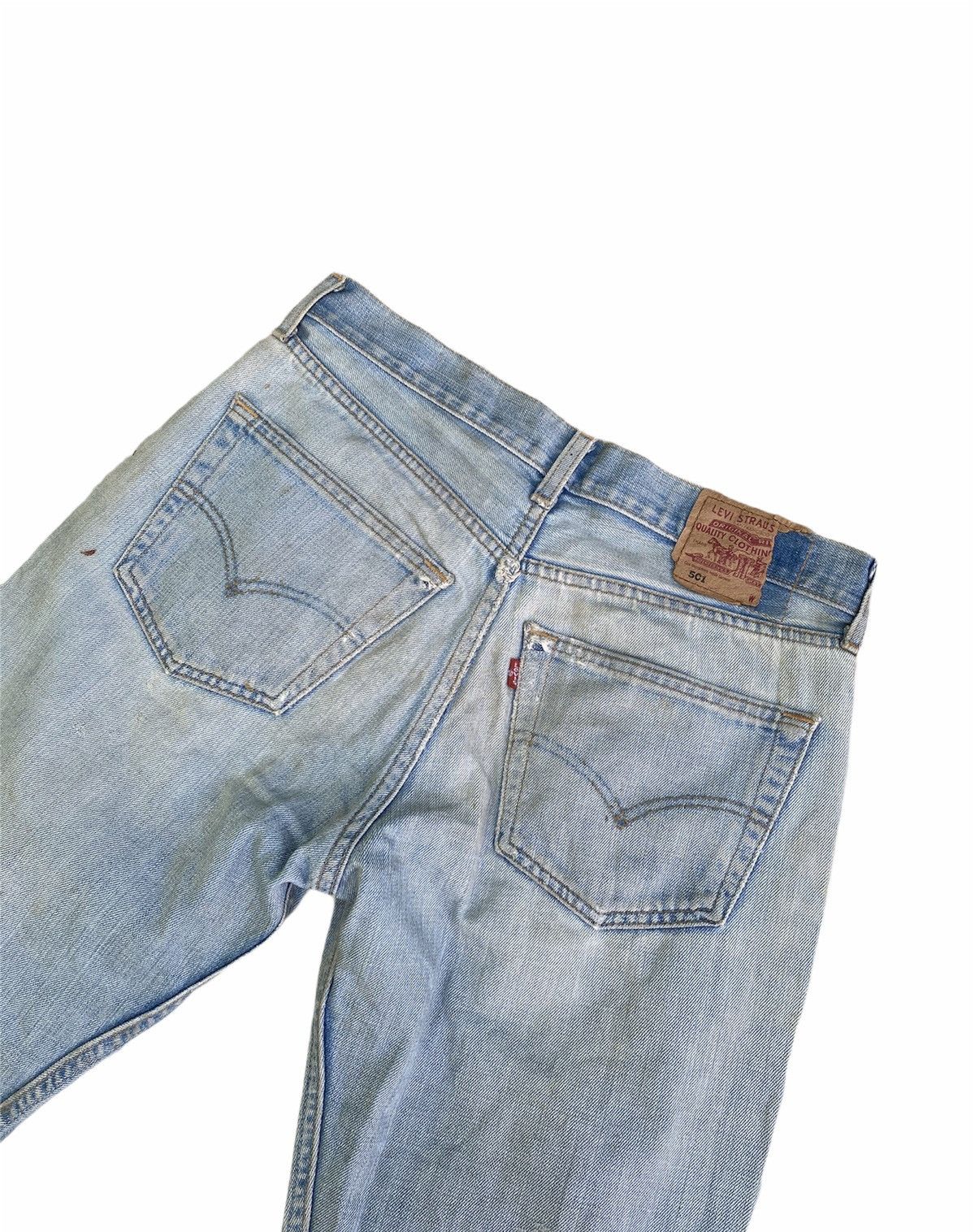 Levi's × Vintage Vintage Levi's Distressed Denim Custom Made Size US 30 / EU 46 - 6 Thumbnail
