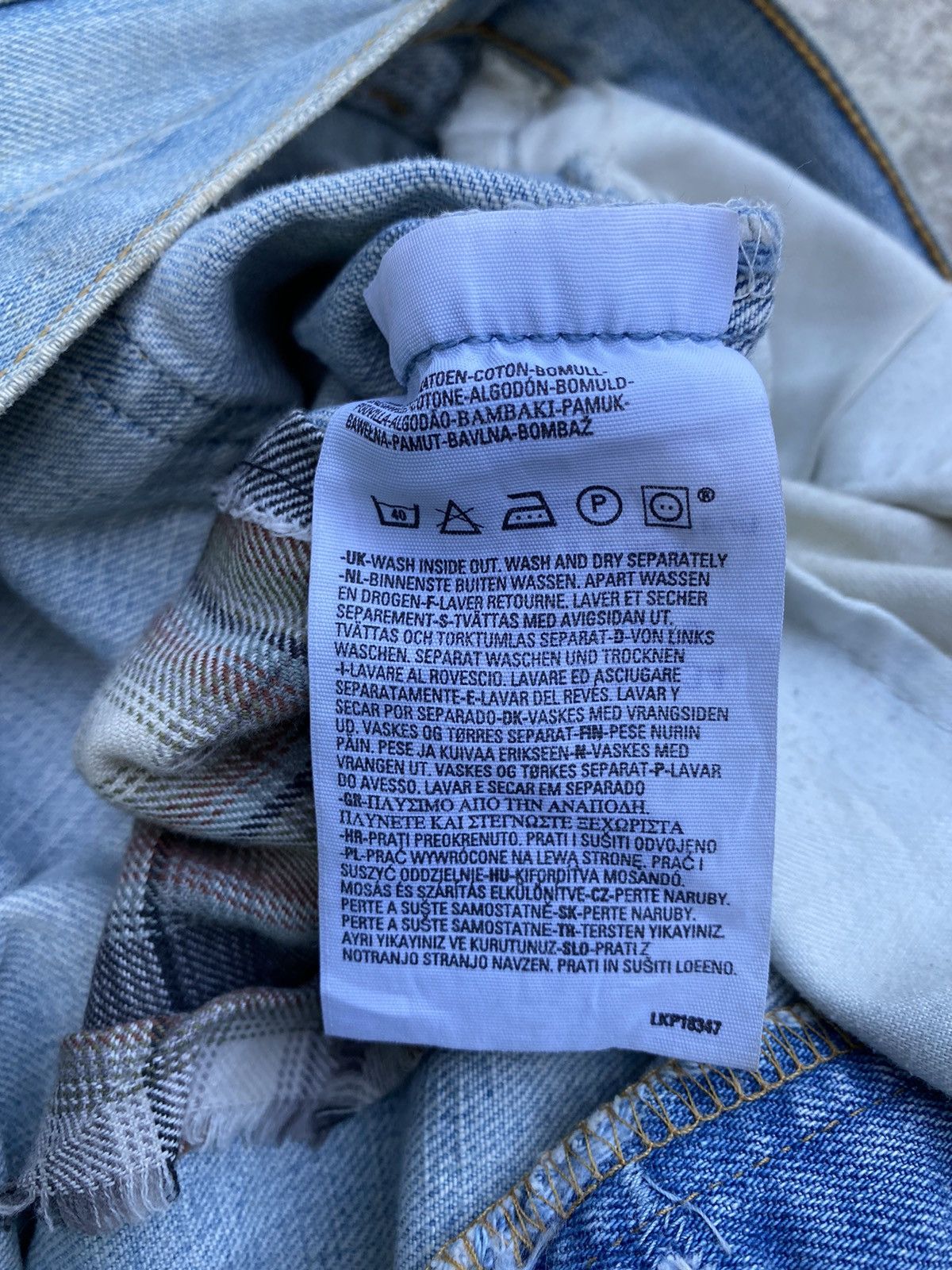 Levi's × Vintage Vintage Levi's Distressed Denim Custom Made Size US 30 / EU 46 - 12 Thumbnail