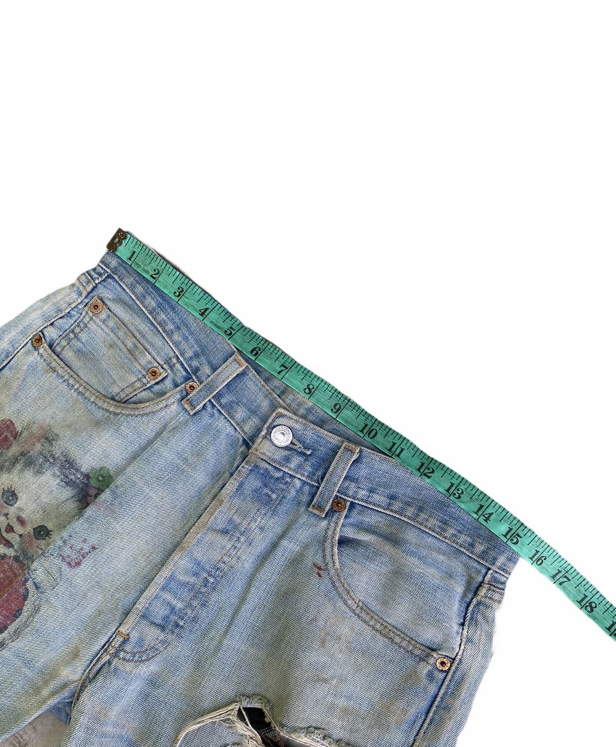 Levi's × Vintage Vintage Levi's Distressed Denim Custom Made Size US 30 / EU 46 - 14 Thumbnail