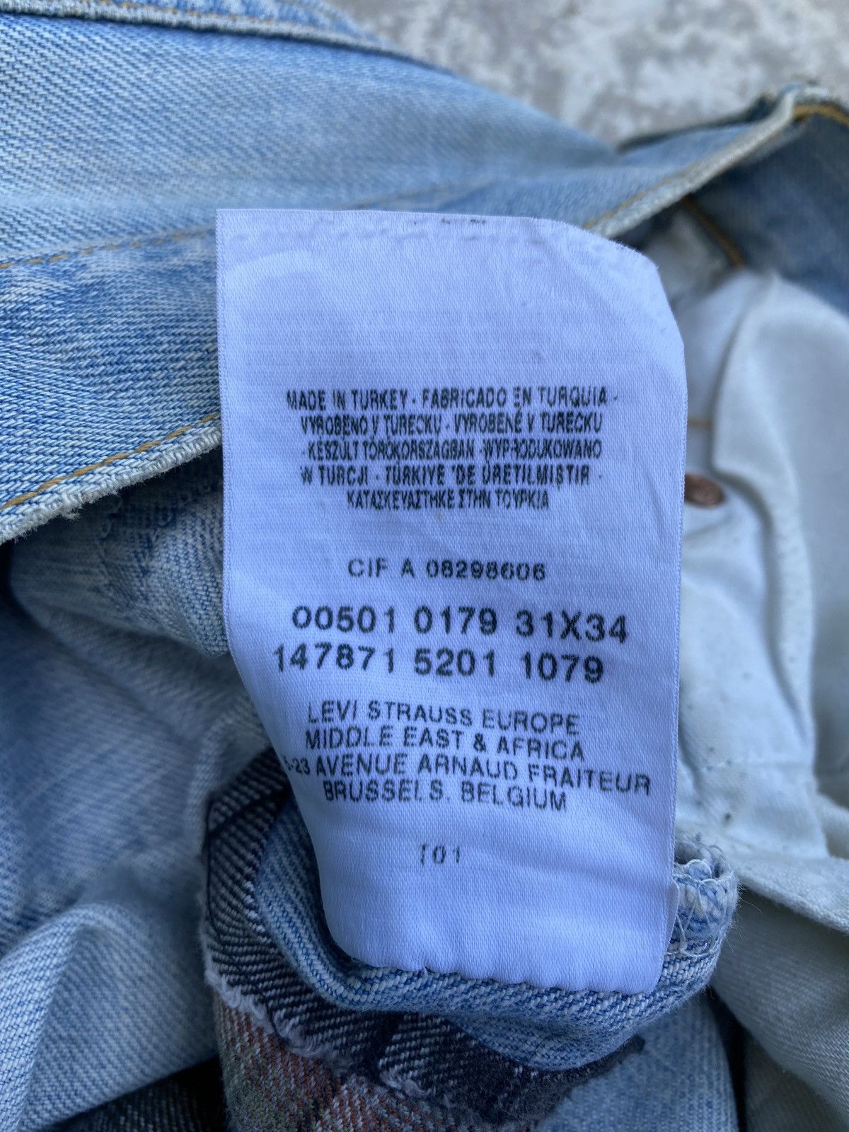 Levi's × Vintage Vintage Levi's Distressed Denim Custom Made Size US 30 / EU 46 - 13 Thumbnail