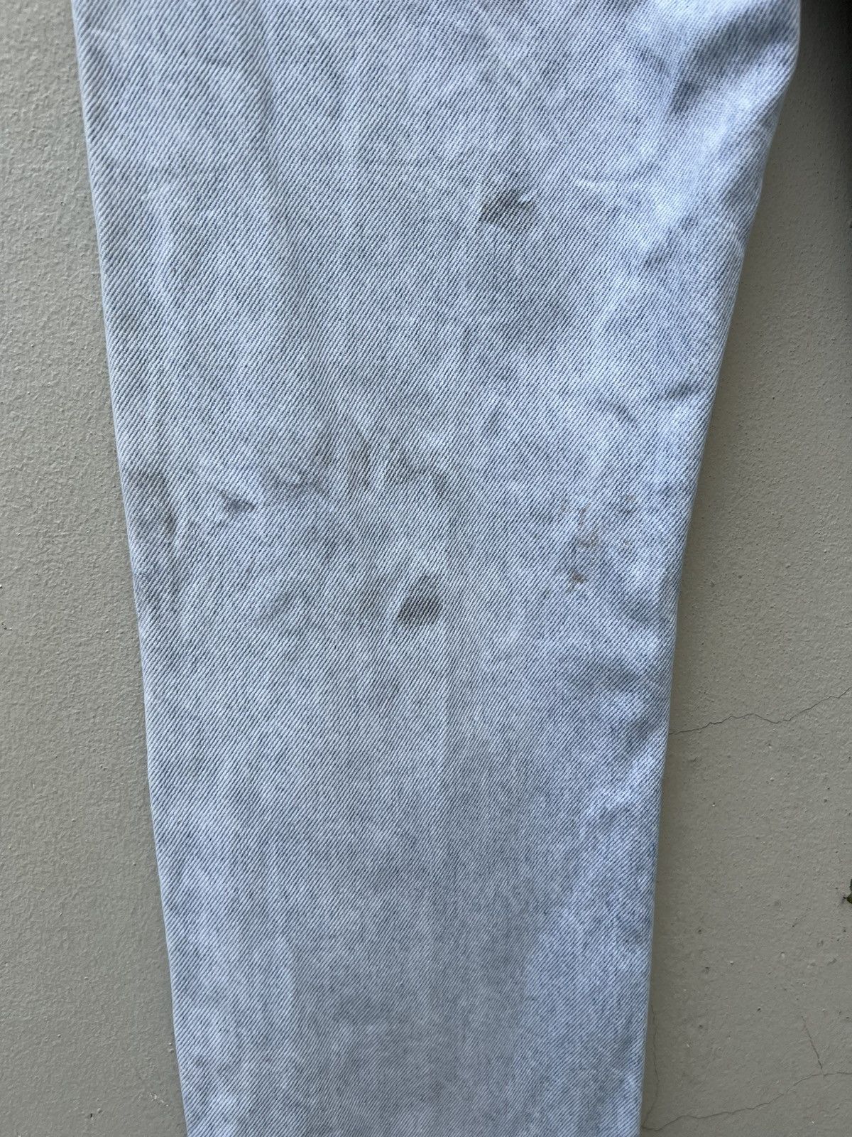 Levi's × Needles × Vintage Vintage 1996 Levi’s 505 Fade Light Blue Stains Denim Jeans Size US 30 / EU 46 - 19 Thumbnail