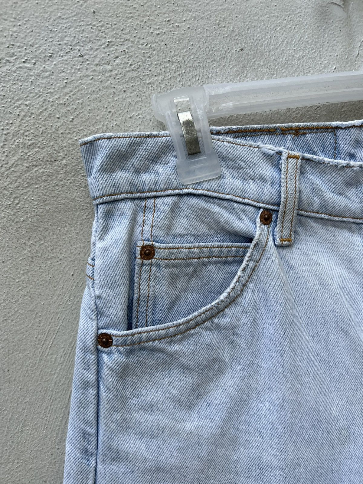 Levi's × Needles × Vintage Vintage 1996 Levi’s 505 Fade Light Blue Stains Denim Jeans Size US 30 / EU 46 - 10 Thumbnail
