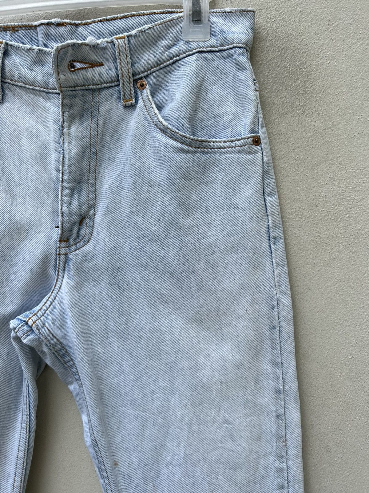 Levi's × Needles × Vintage Vintage 1996 Levi’s 505 Fade Light Blue Stains Denim Jeans Size US 30 / EU 46 - 14 Thumbnail