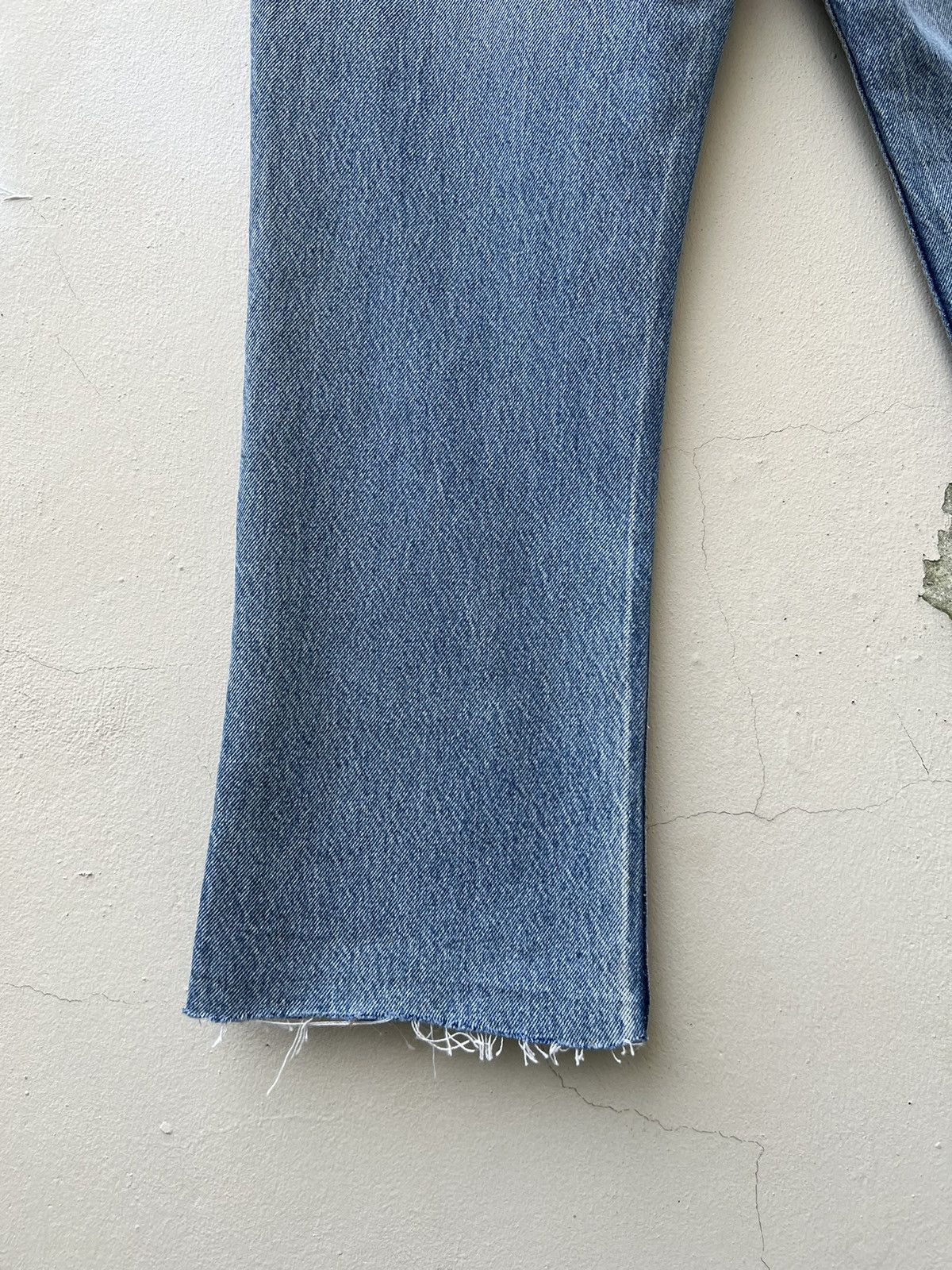 Levi's Vintage 90s Levi’s 517 Faded Denim Cropped Flare Jeans R1 Size US 33 - 13 Thumbnail