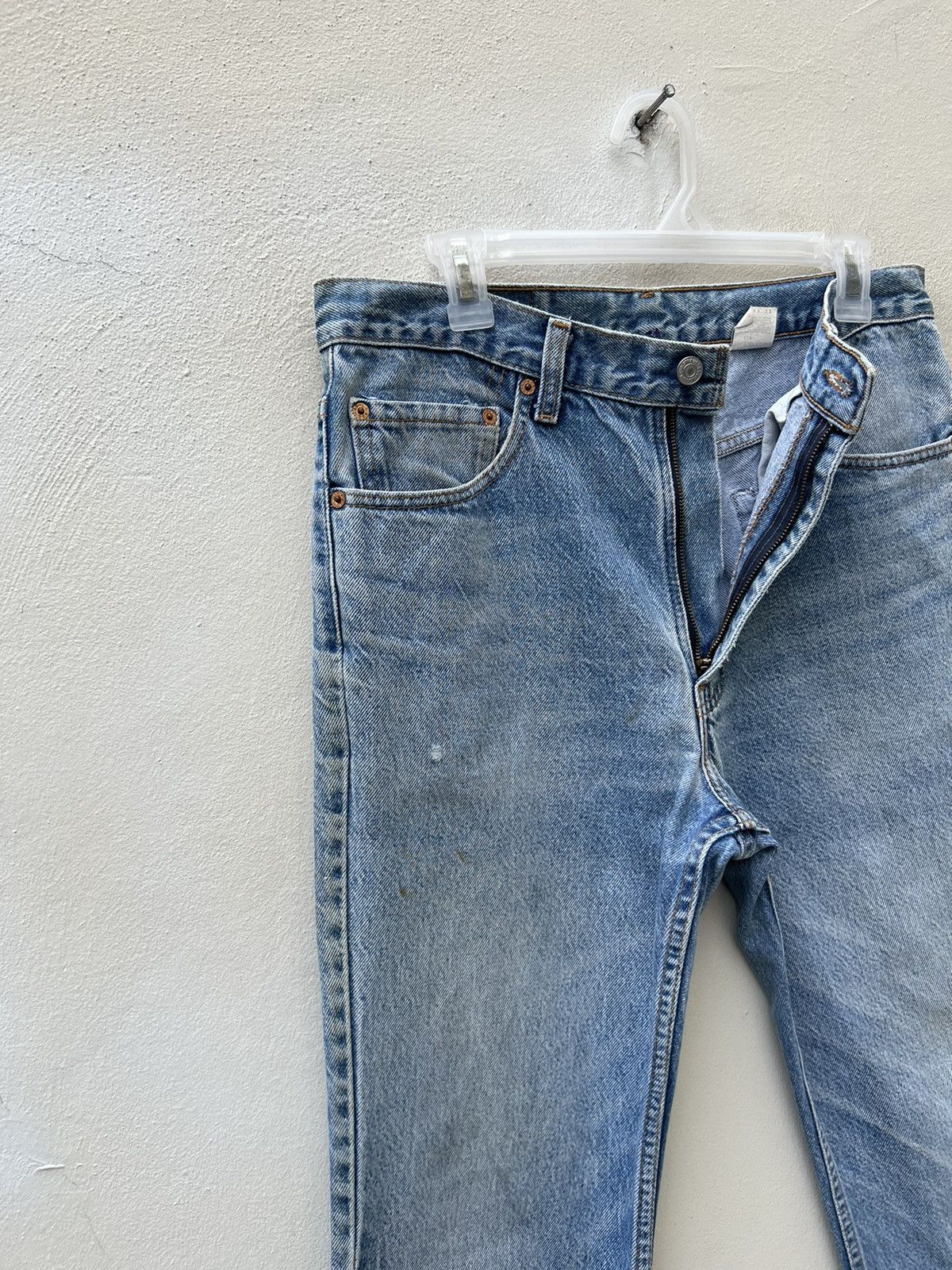 Levi's Vintage 90s Levi’s 517 Faded Denim Cropped Flare Jeans R1 Size US 33 - 5 Thumbnail