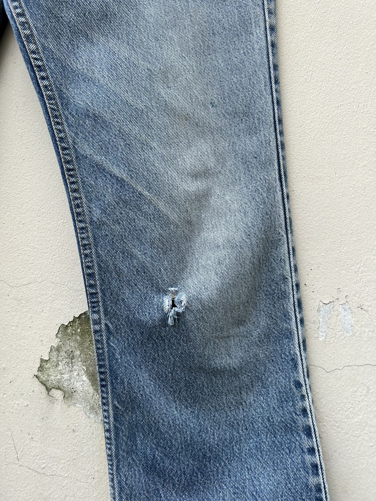 Levi's Vintage 90s Levi’s 517 Faded Denim Cropped Flare Jeans R1 Size US 33 - 9 Thumbnail