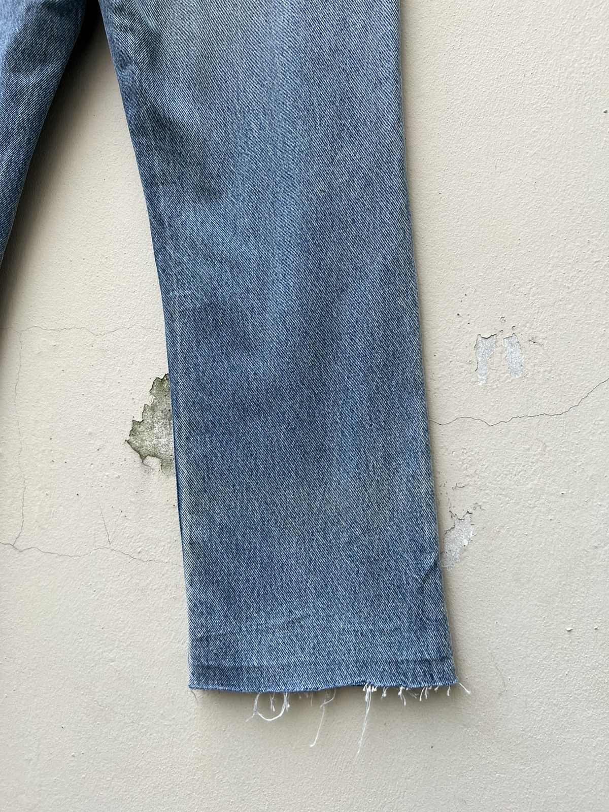 Levi's Vintage 90s Levi’s 517 Faded Denim Cropped Flare Jeans R1 Size US 33 - 16 Thumbnail