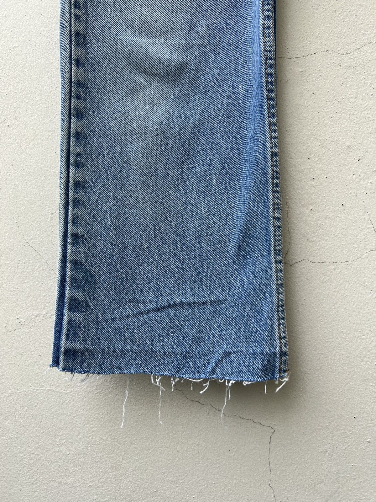 Levi's Vintage 90s Levi’s 517 Faded Denim Cropped Flare Jeans R1 Size US 33 - 7 Thumbnail